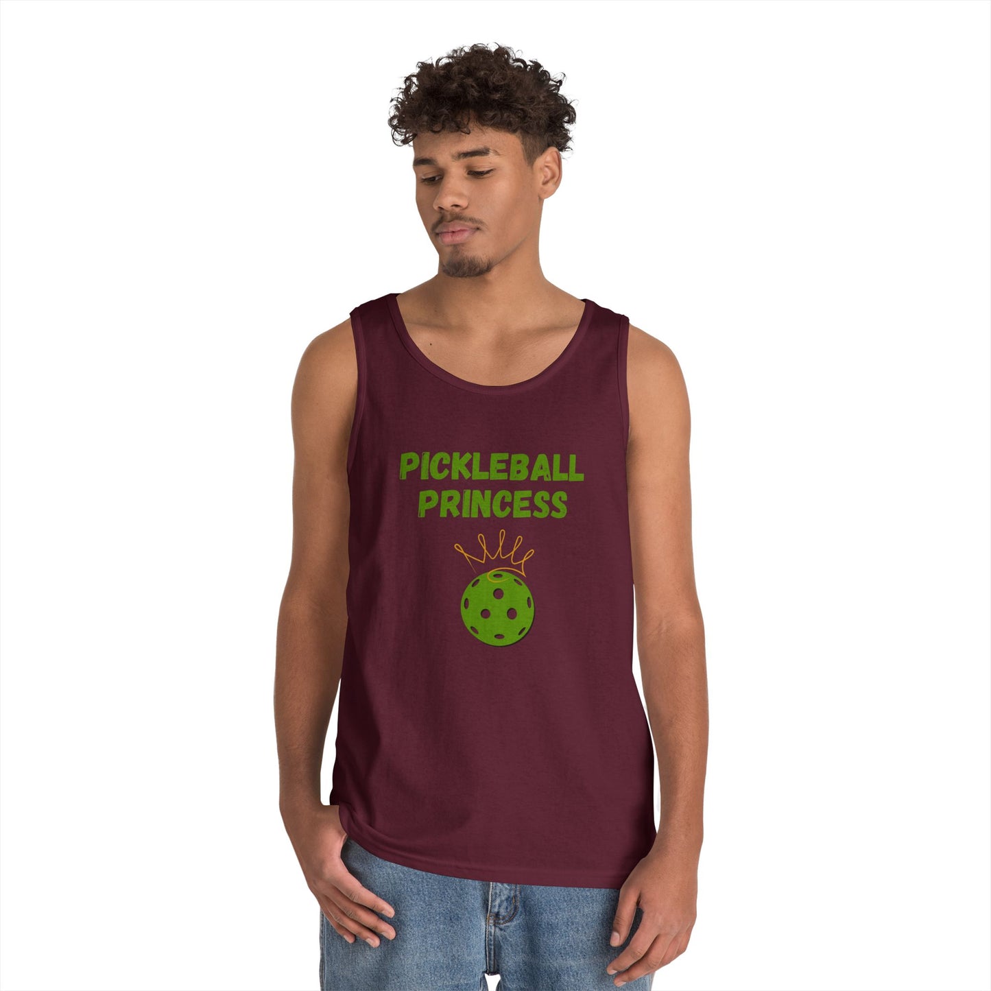 Pickleball Princess // Unisex Heavy Cotton Tank Top
