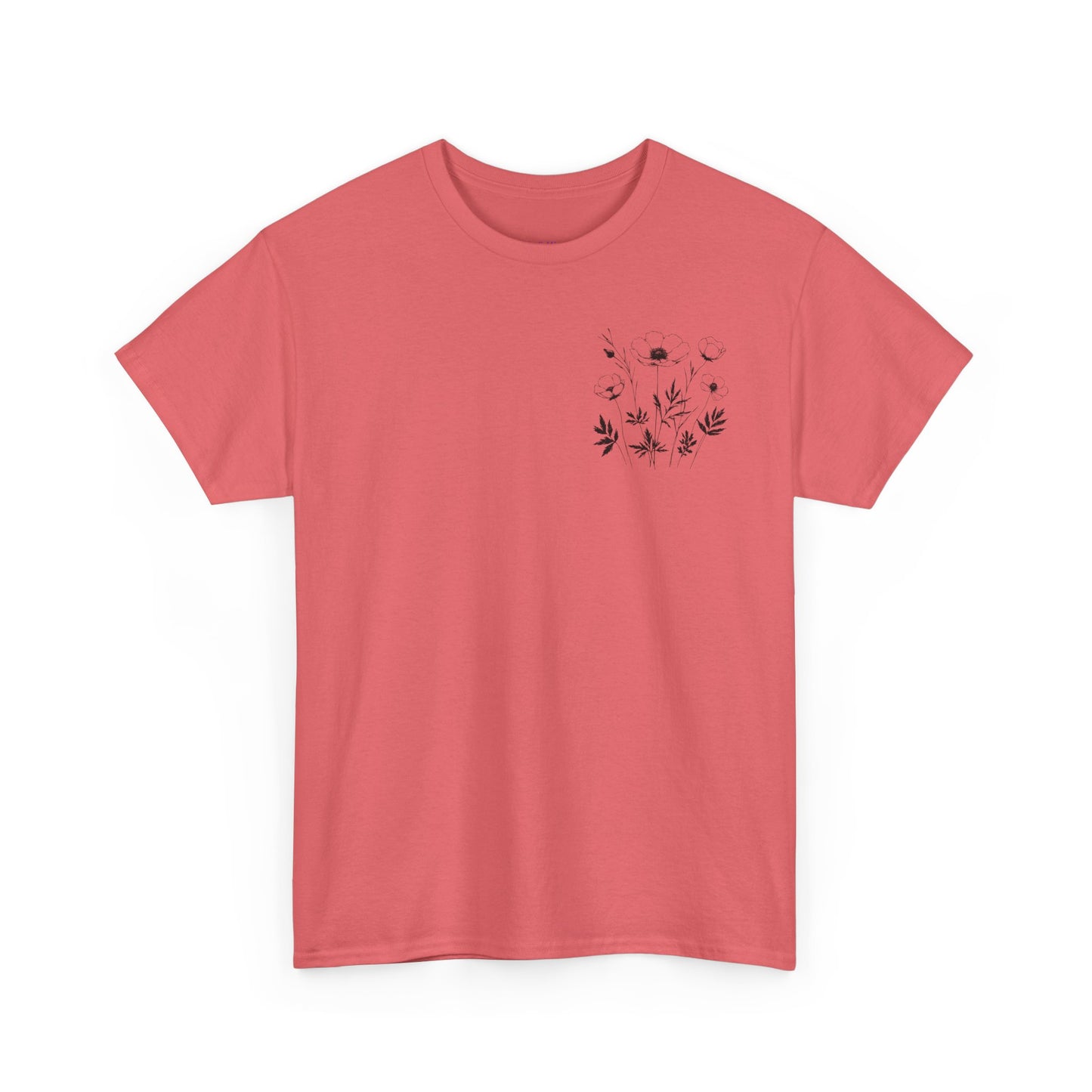 We're Rooting For You - Flowers // Unisex Heavy Cotton Tee - Perfect for Everyday Comfort