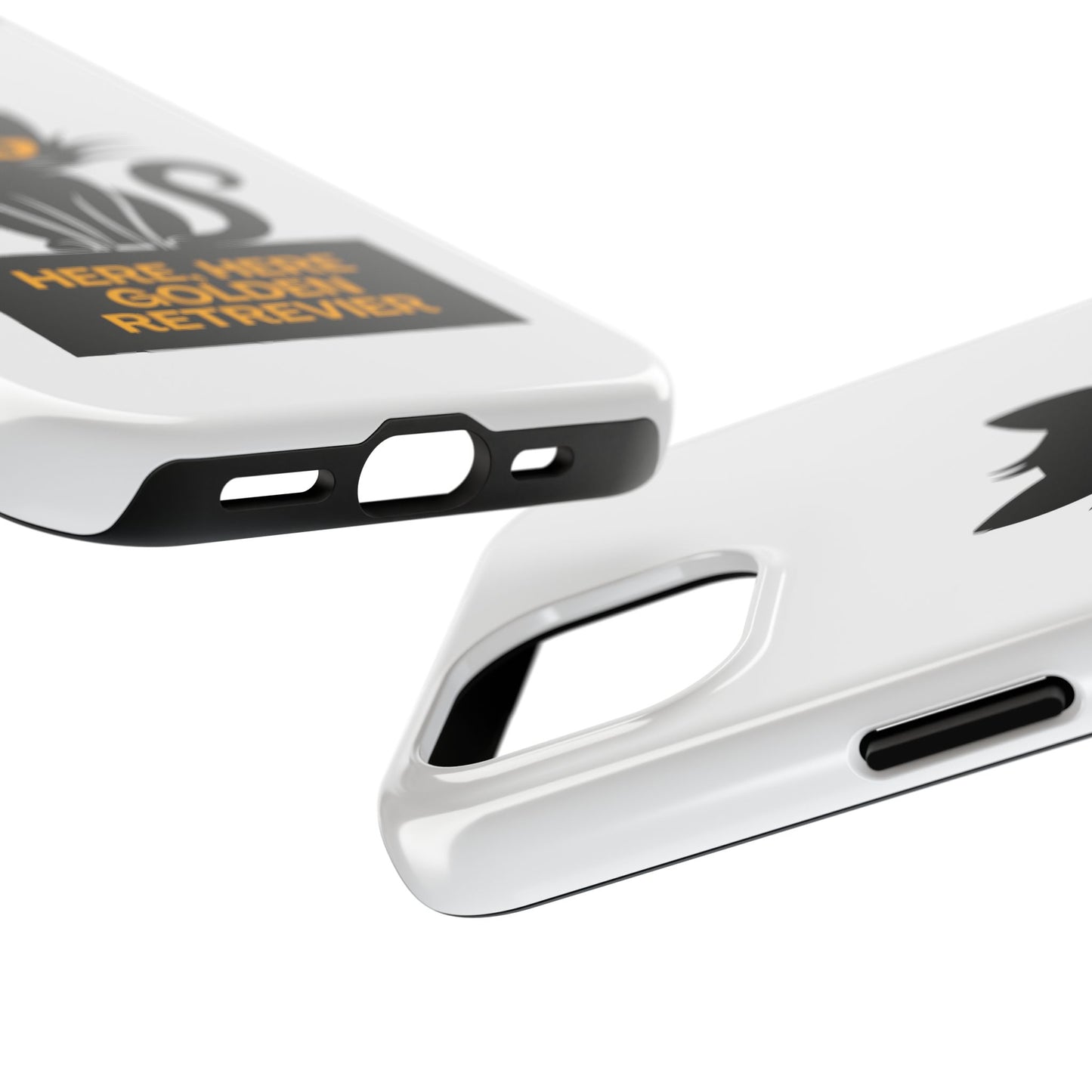 Here, Here Golden Retriever // Phone Case