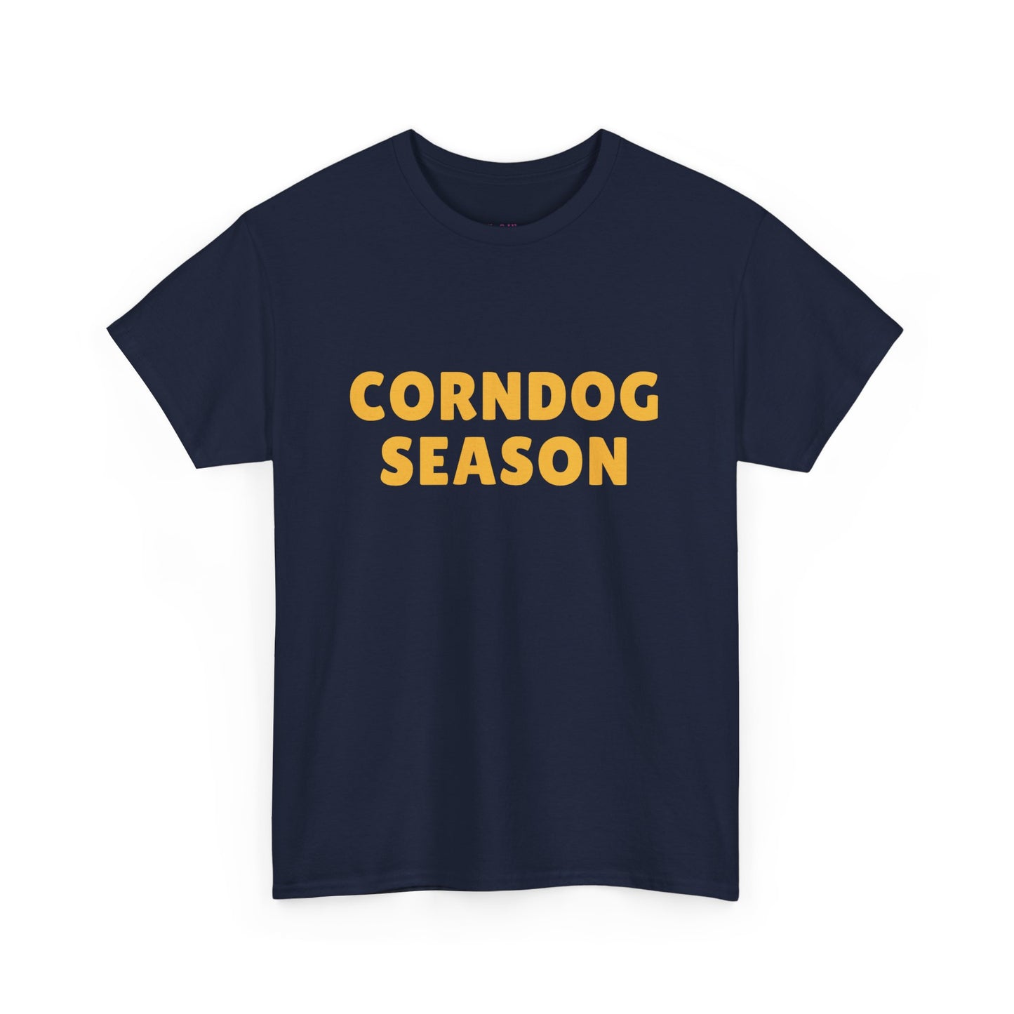 Funny Corndog Season // Unisex Heavy Cotton Tee | Perfect for Food Lovers and Festivals