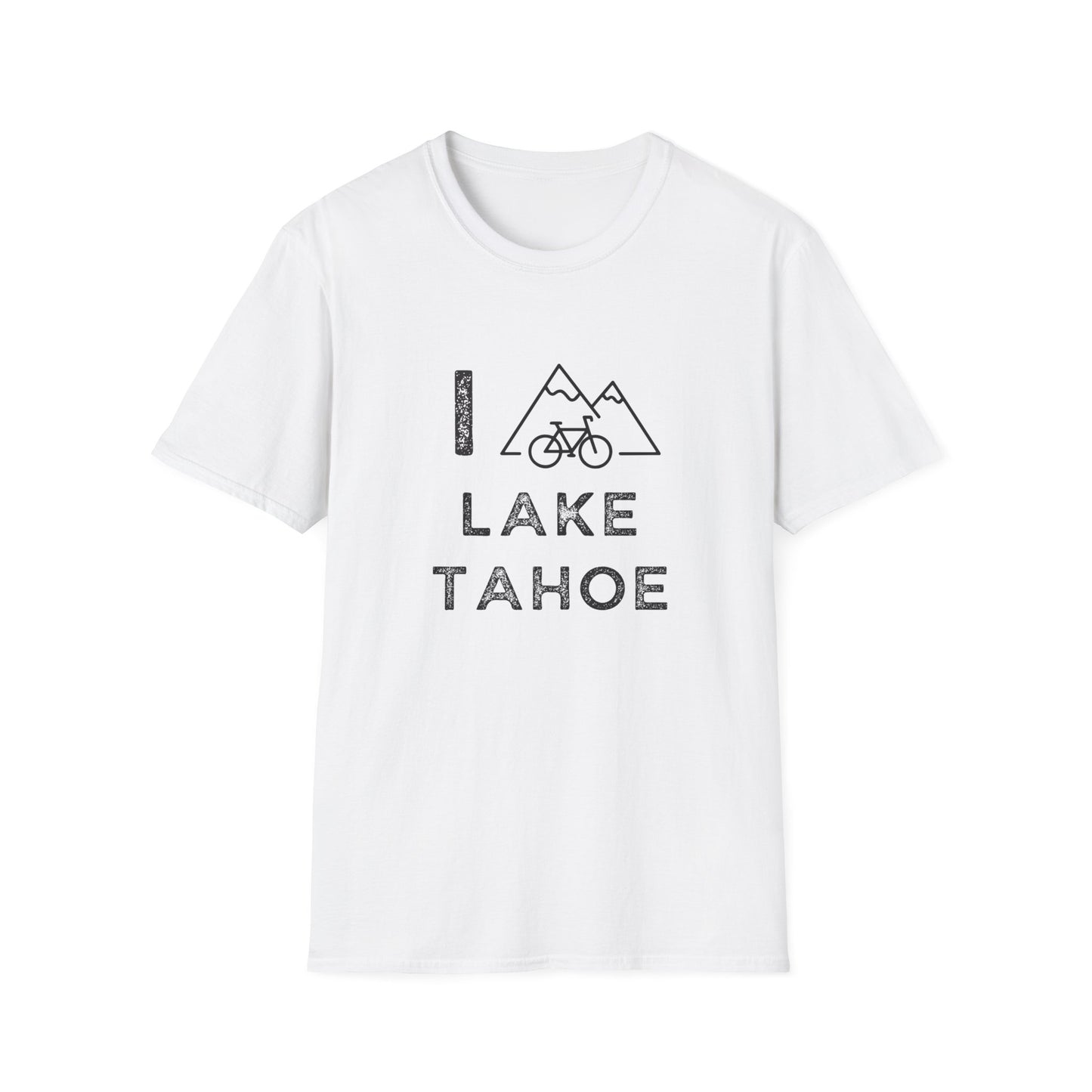 I (Mountain) Bike Lake Tahoe // Unisex Softstyle T-Shirt