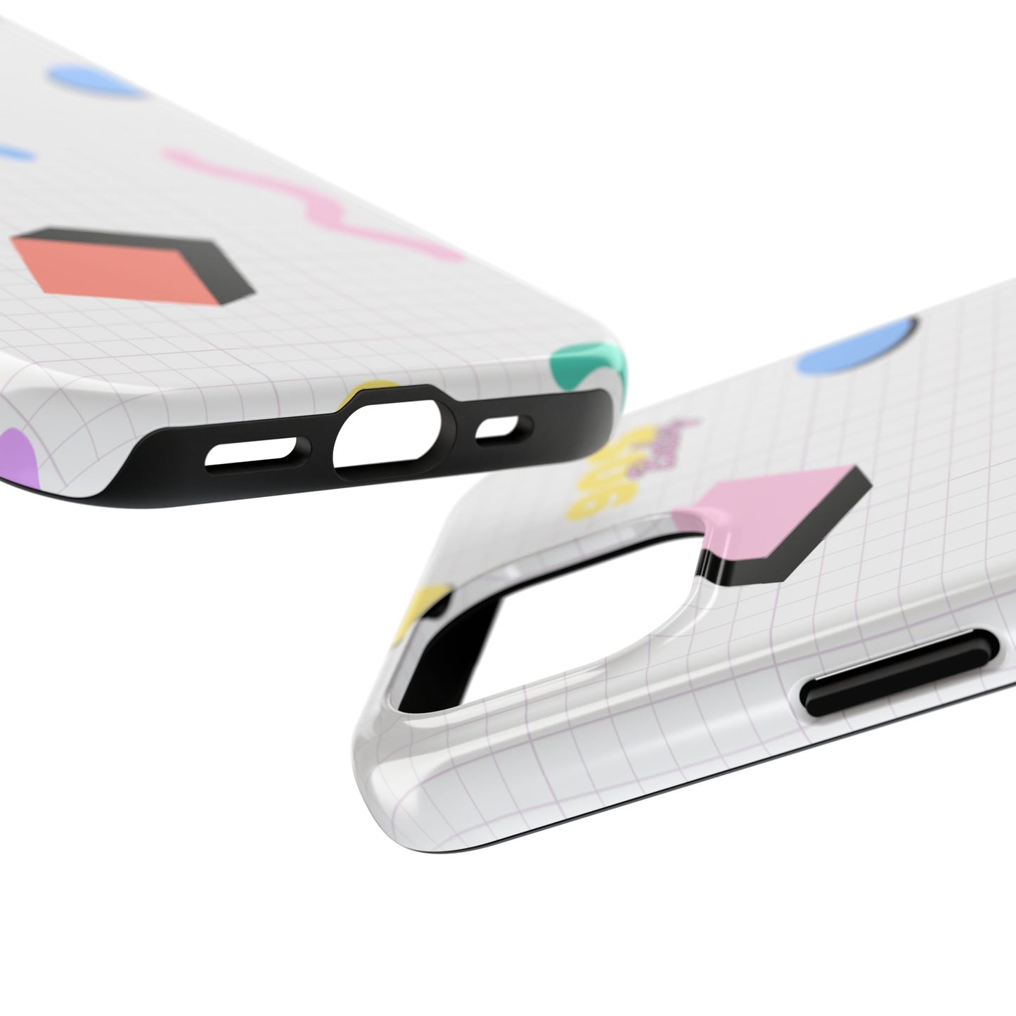 90s Baby Grid Paper Pattern // iPhone Case