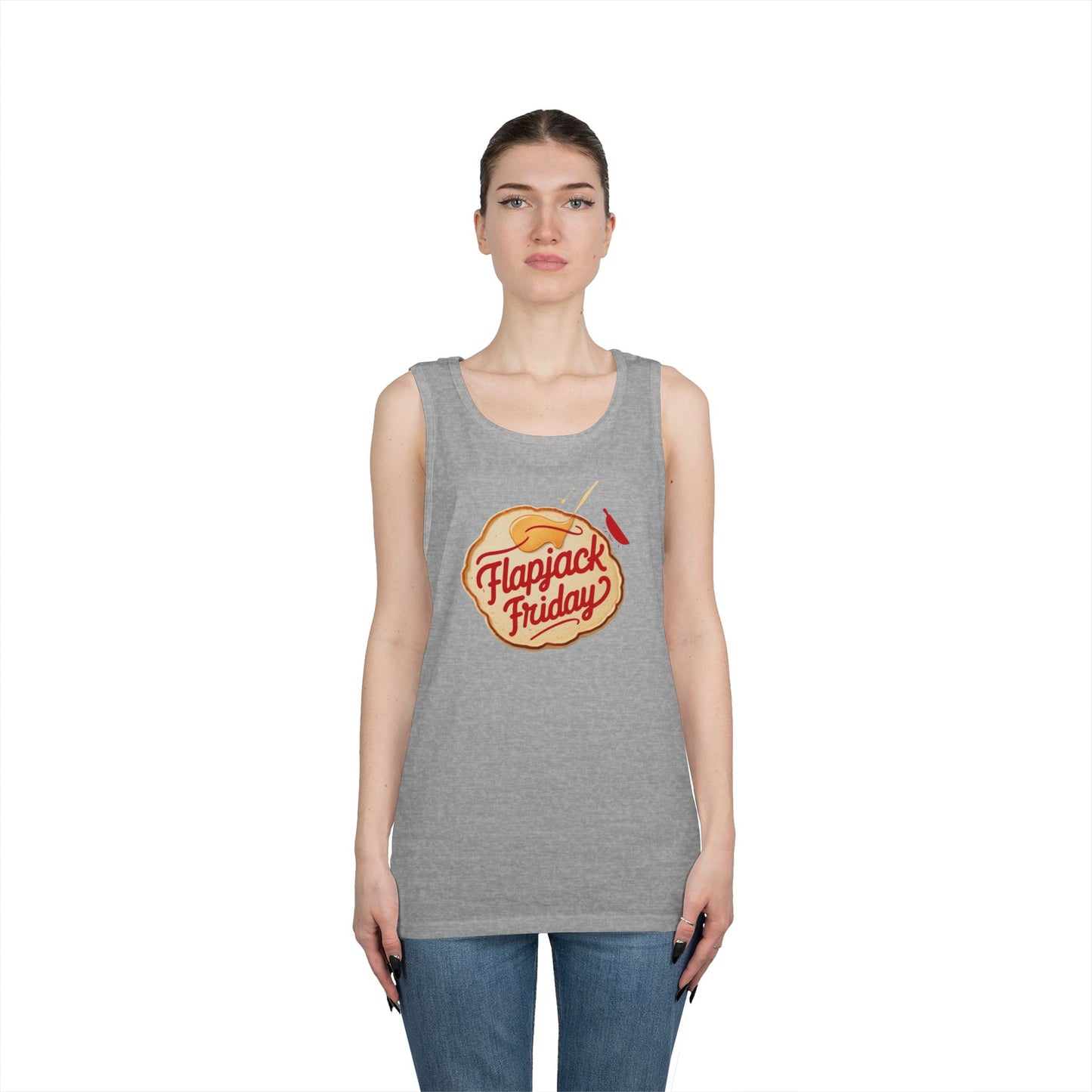Flapjack Friday // Unisex Heavy Cotton Tank Top