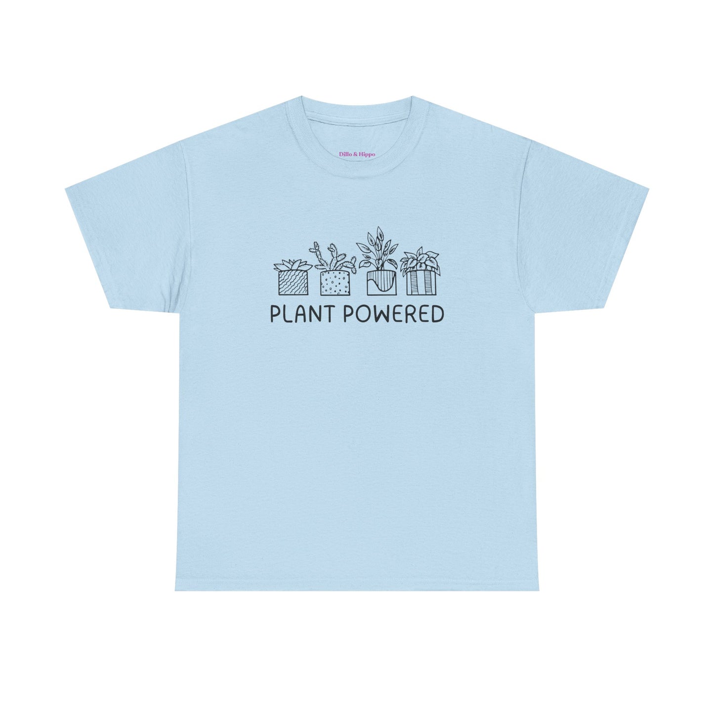Plant Powered // Unisex Heavy Cotton Tee - Perfect for Everyday Comfort