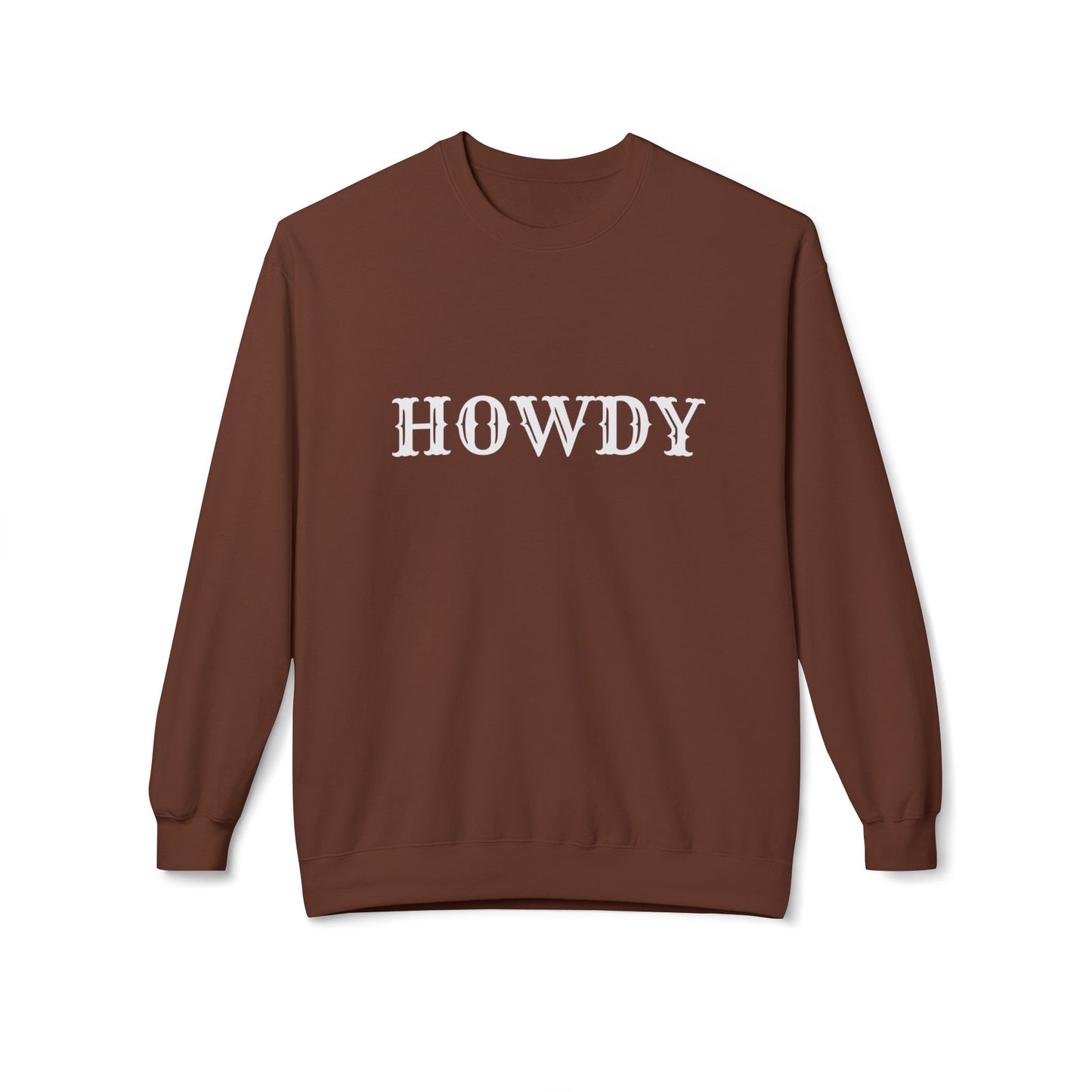 Howdy // Unisex Midweight Softstyle Fleece Crewneck Sweatshirt