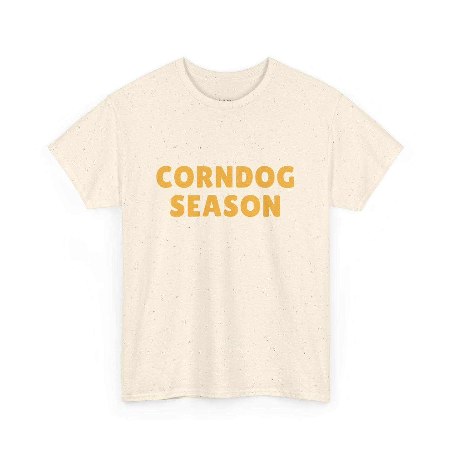 Funny Corndog Season // Unisex Heavy Cotton Tee | Perfect for Food Lovers and Festivals