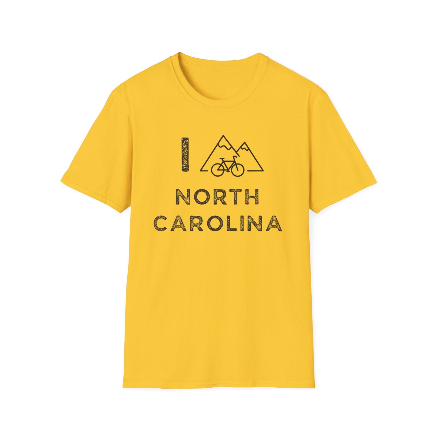 I (Mountain) Bike North Carolina // Unisex Softstyle T-Shirt