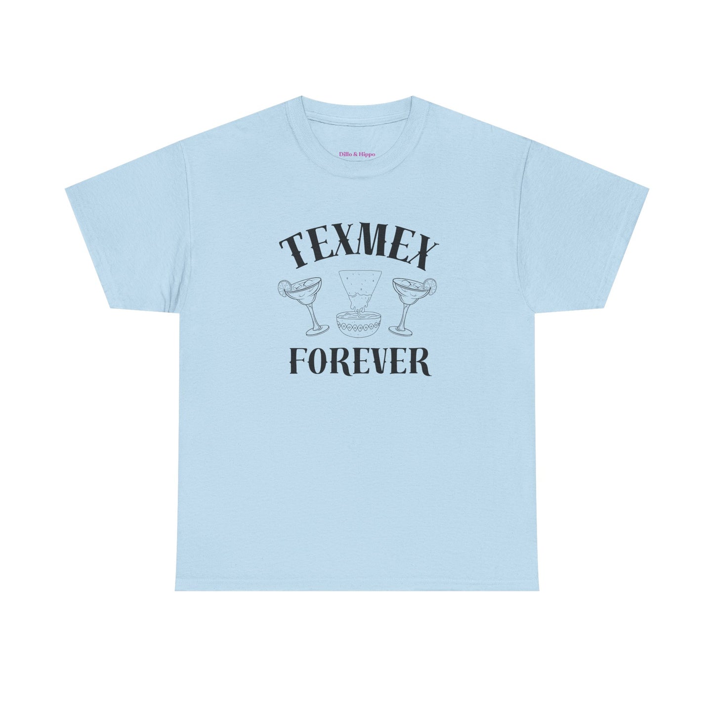 Tex-Mex Forever - Ritas & Queso // Unisex Heavy Cotton Tee - Fun Casual T-Shirt for Food Lovers