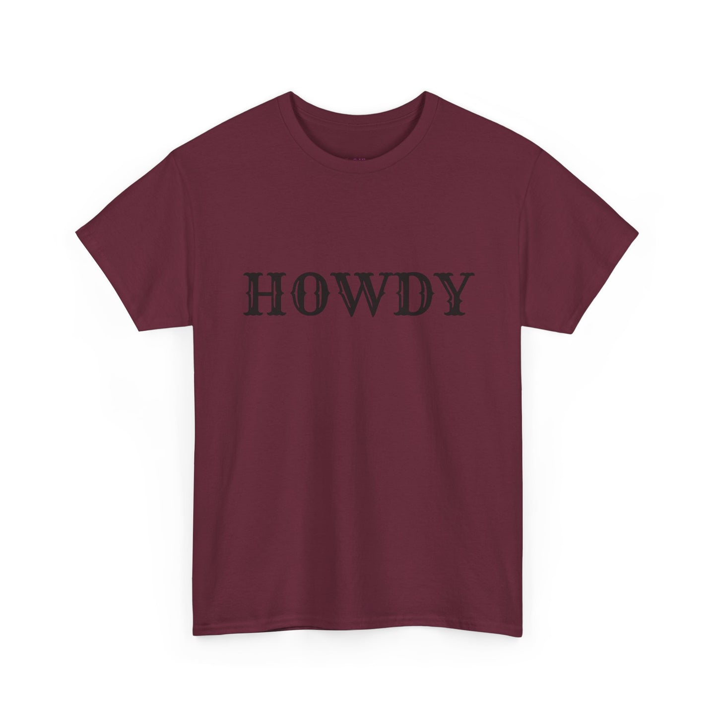 Howdy & Adios // Unisex Heavy Cotton Tee - Casual Statement Shirt