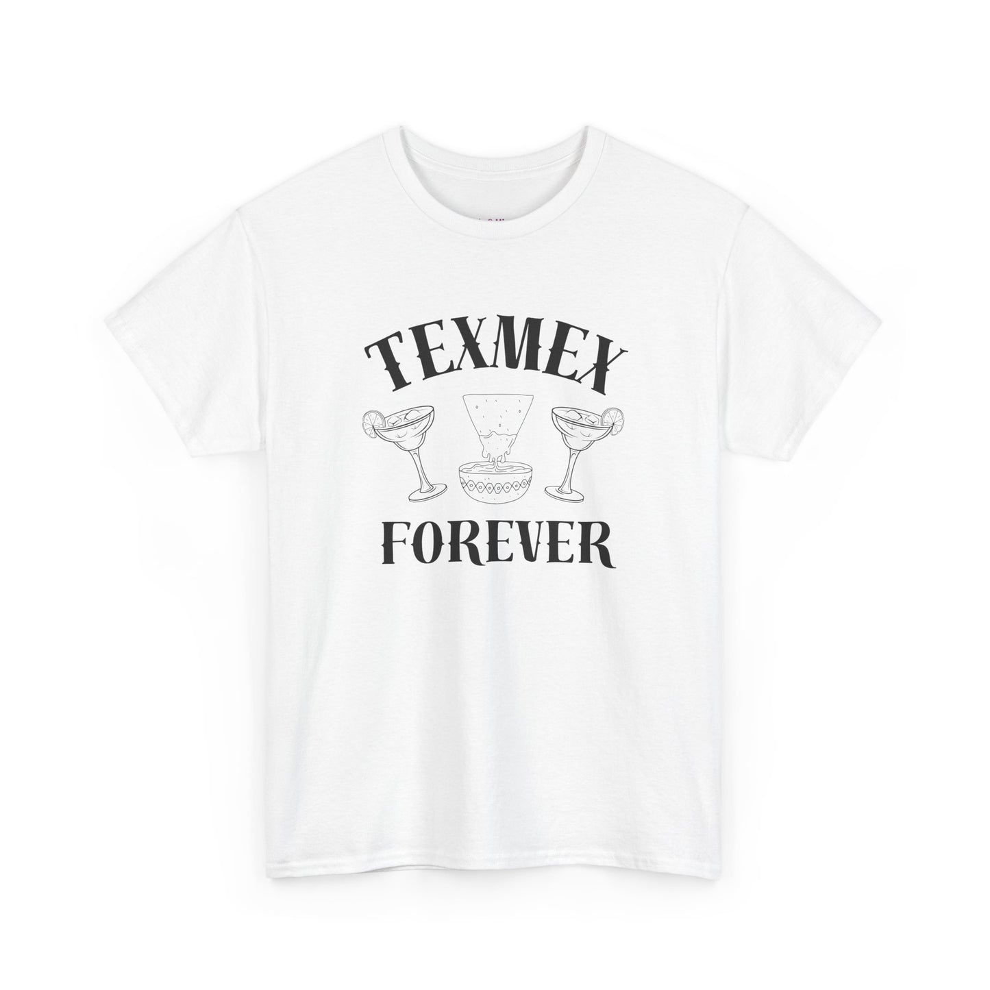 Tex-Mex Forever - Ritas & Queso // Unisex Heavy Cotton Tee - Fun Casual T-Shirt for Food Lovers