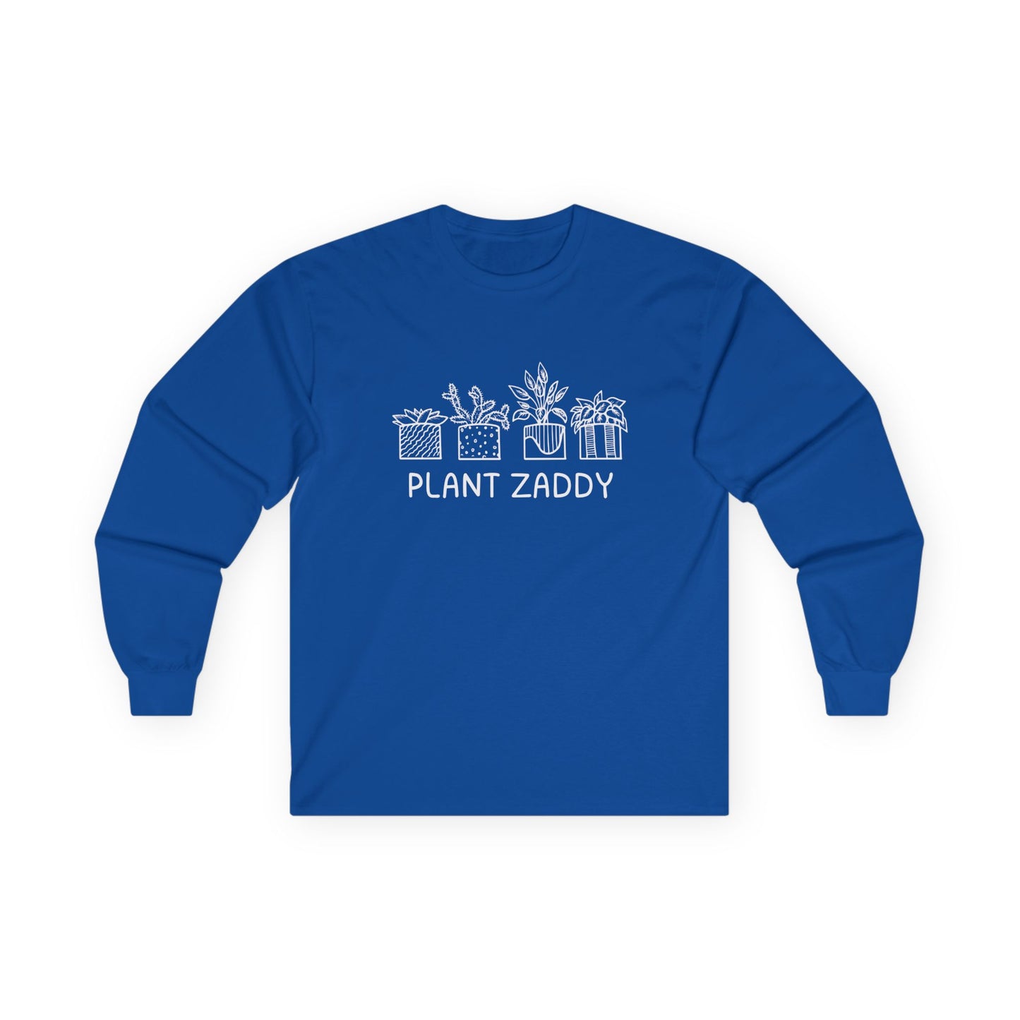 Plant Zaddy // Unisex Ultra Cotton Long Sleeve Tee - Perfect for Plant Lovers and Gardening Enthusiasts