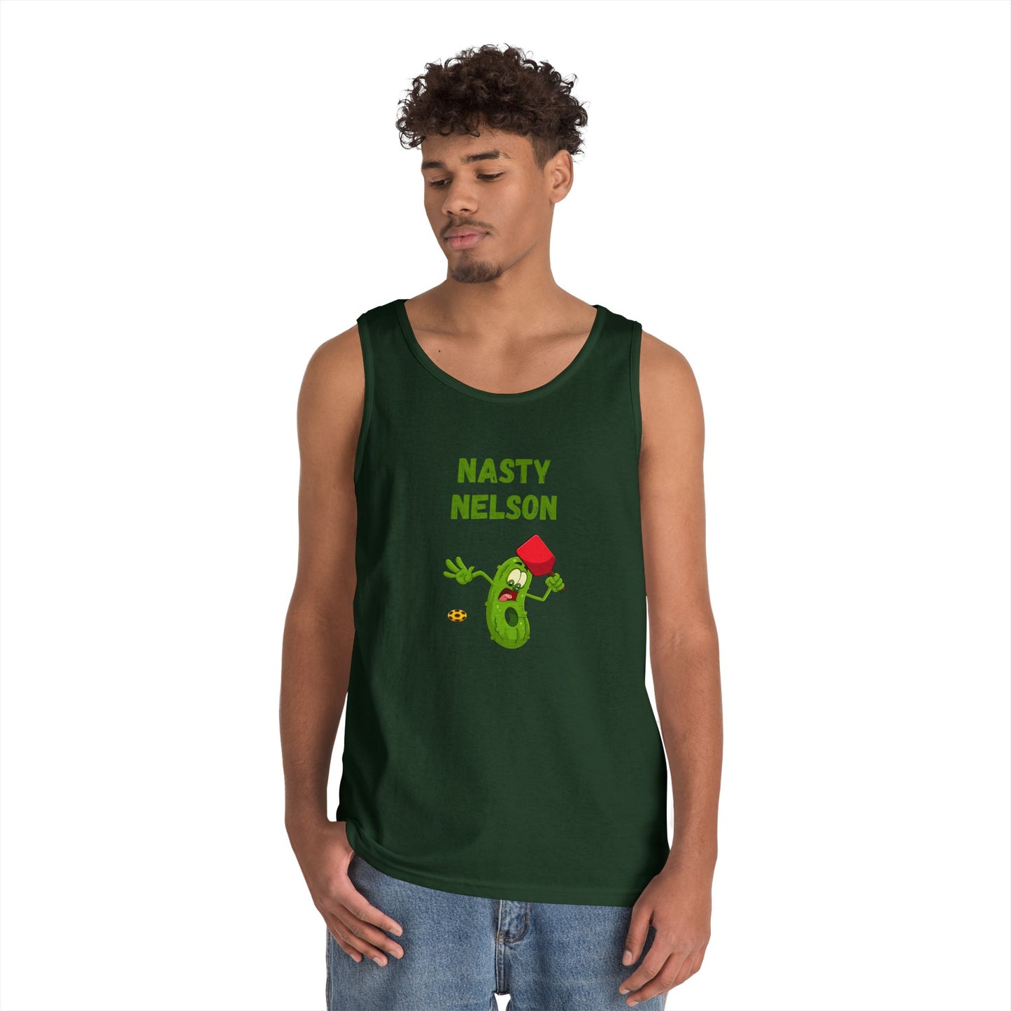 Pickleball // Nasty Nelson // Unisex Heavy Cotton Tank Top