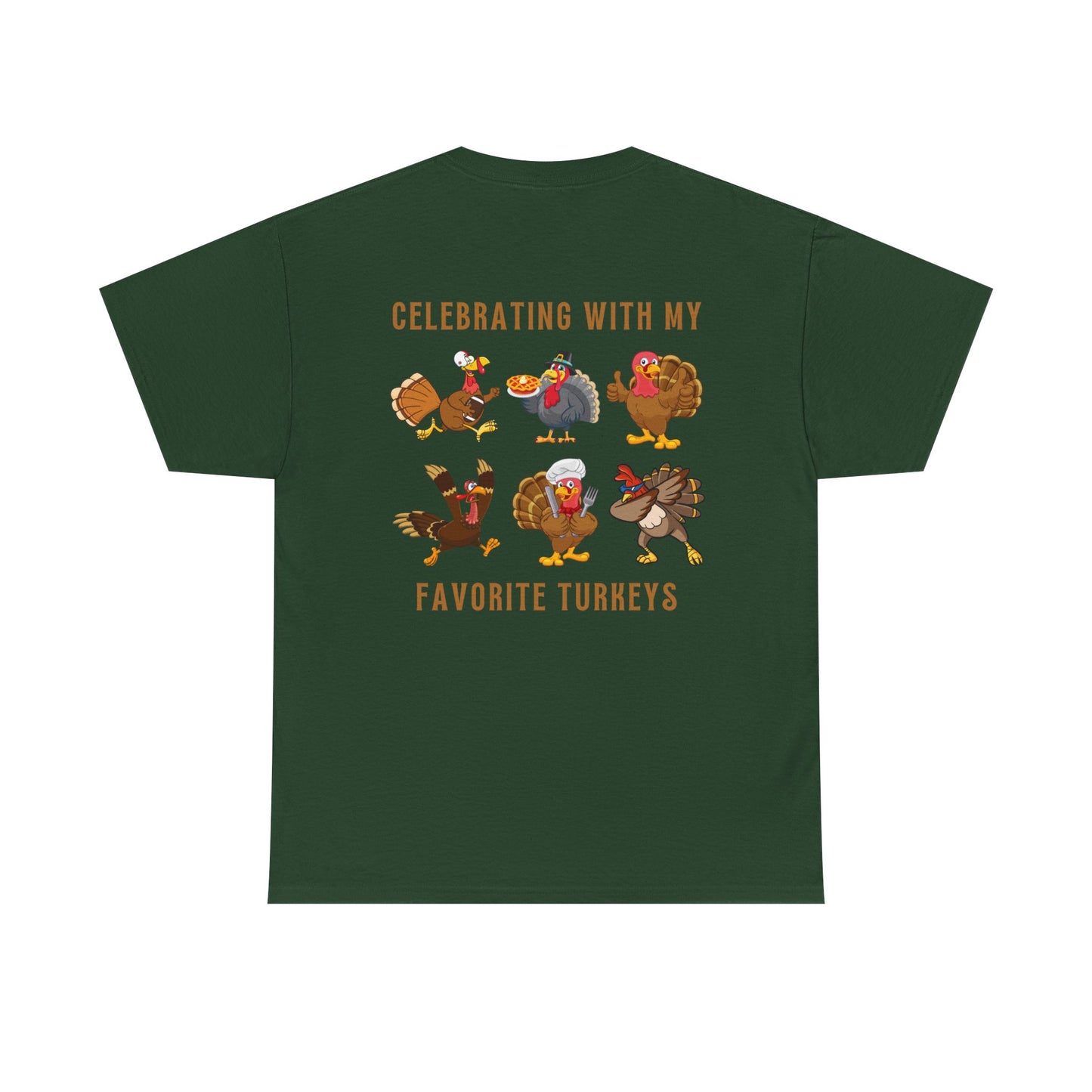 Happy Friendsgiving with My Favorite Turkeys // Unisex Jersey Short Sleeve Tee