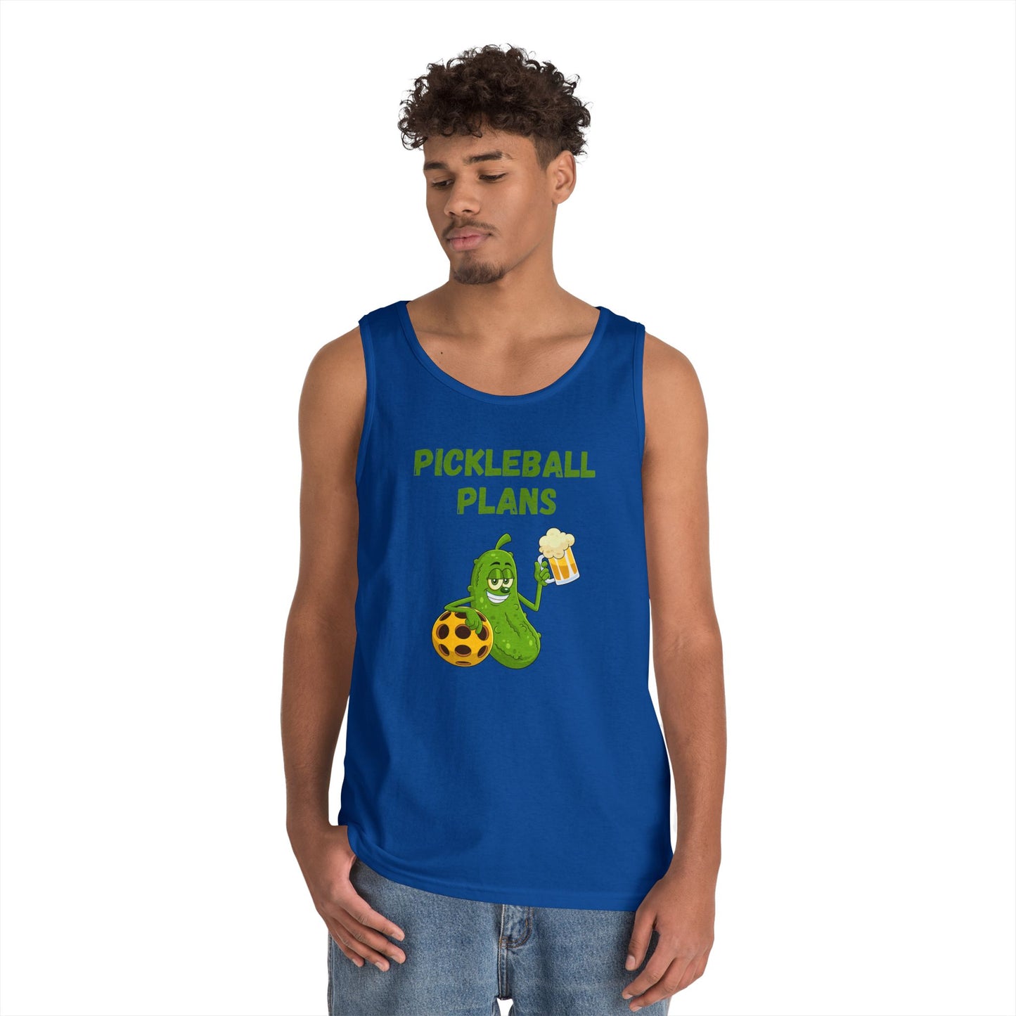 Pickleball Plans // Unisex Heavy Cotton Tank Top