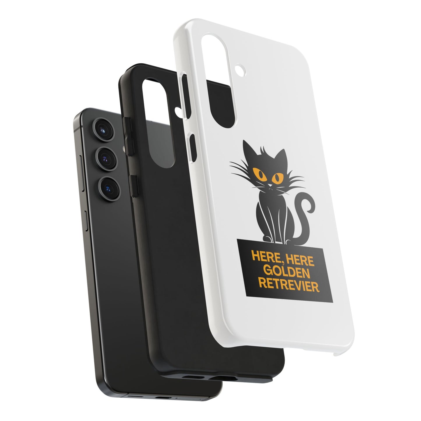Here, Here Golden Retriever // Phone Case