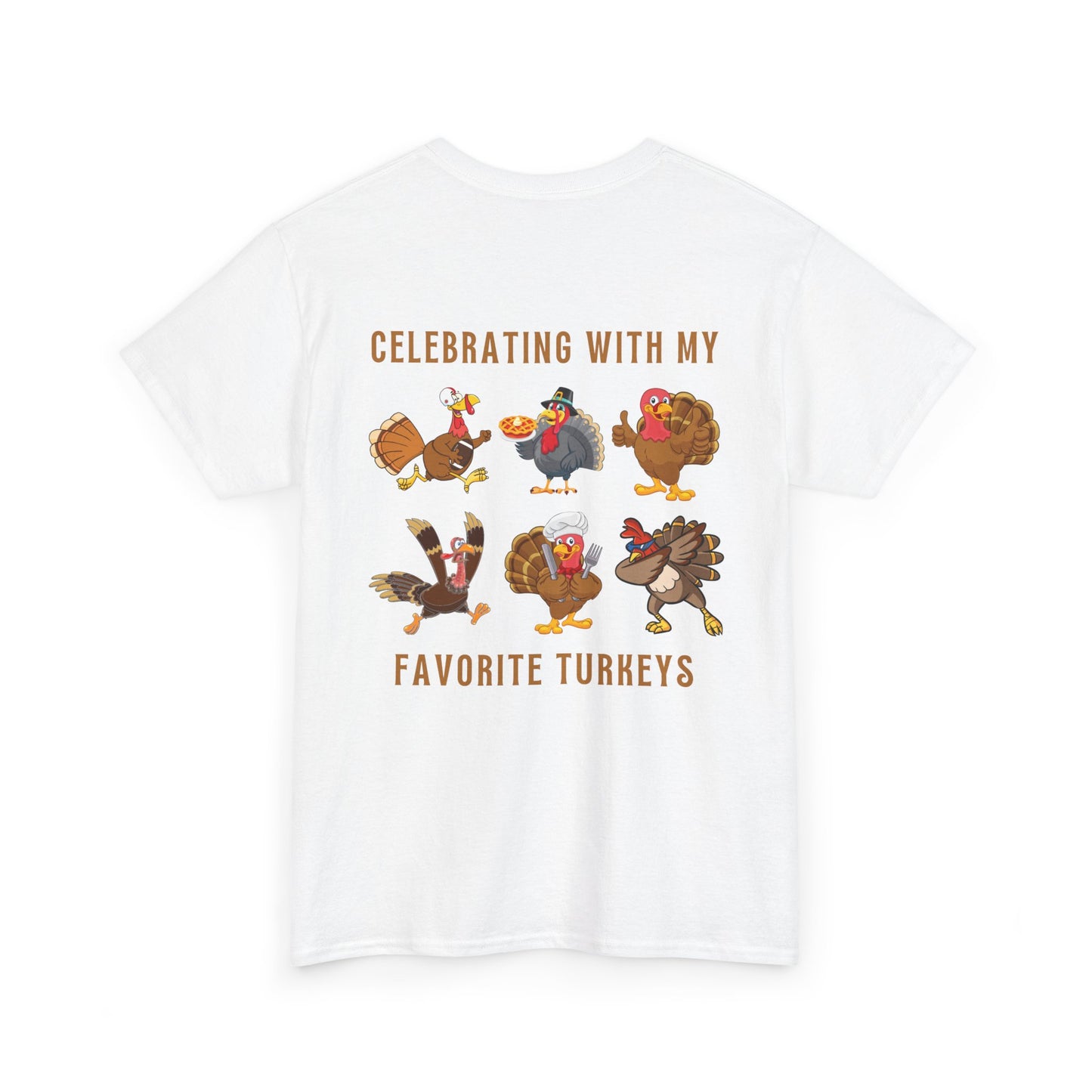 Thanksgiving with My Favorite Turkeys // Unisex Jersey Short Sleeve Tee