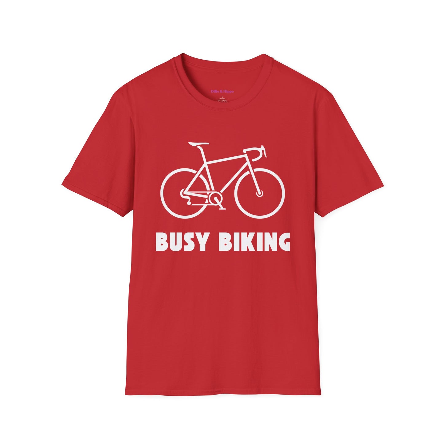 Busy (Road) Biking // Unisex Softstyle T-Shirt