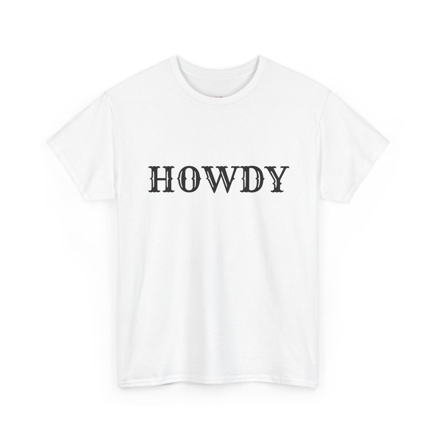 Howdy & Adios // Unisex Heavy Cotton Tee - Casual Statement Shirt