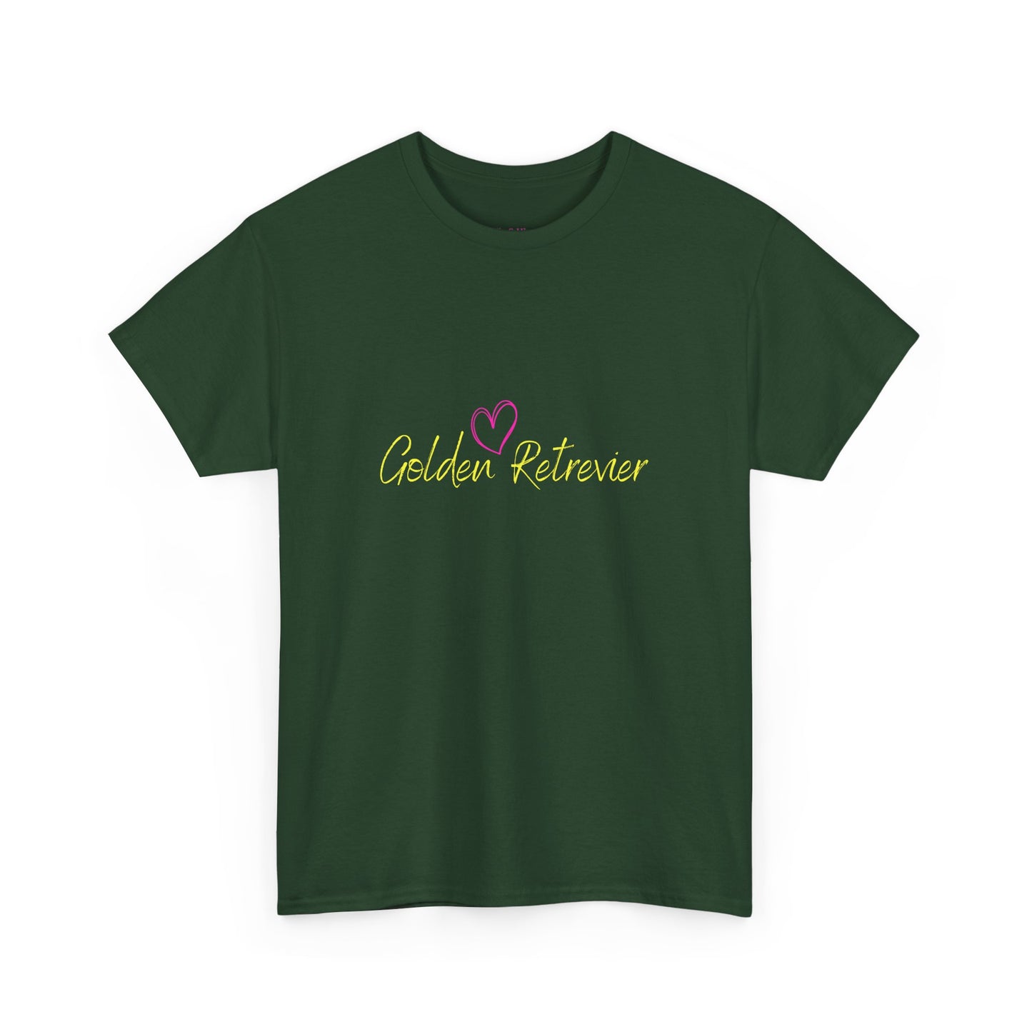 Golden Retriever Woofin' For My Black Cat // Unisex Heavy Cotton Tee - Relationship Dynamics