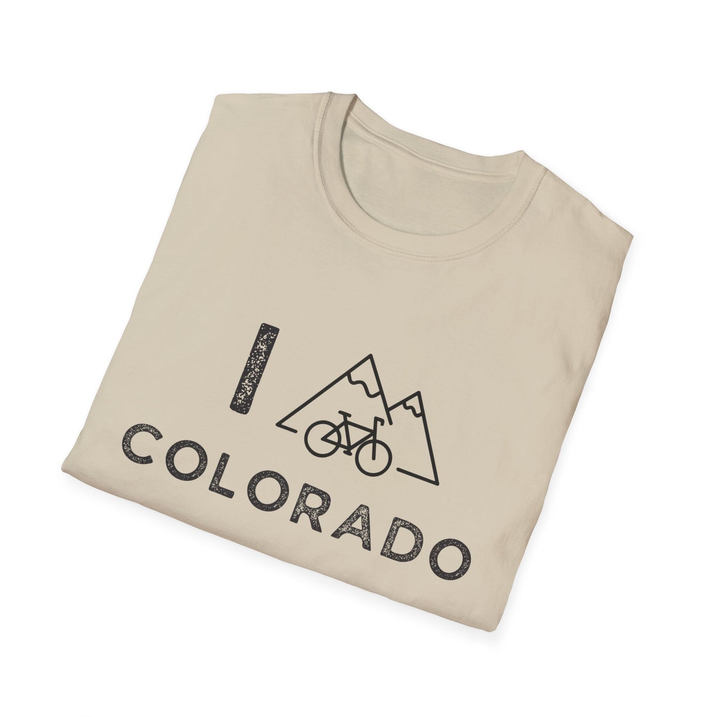 I (Mountain) Bike Colorado // Unisex Softstyle T-Shirt