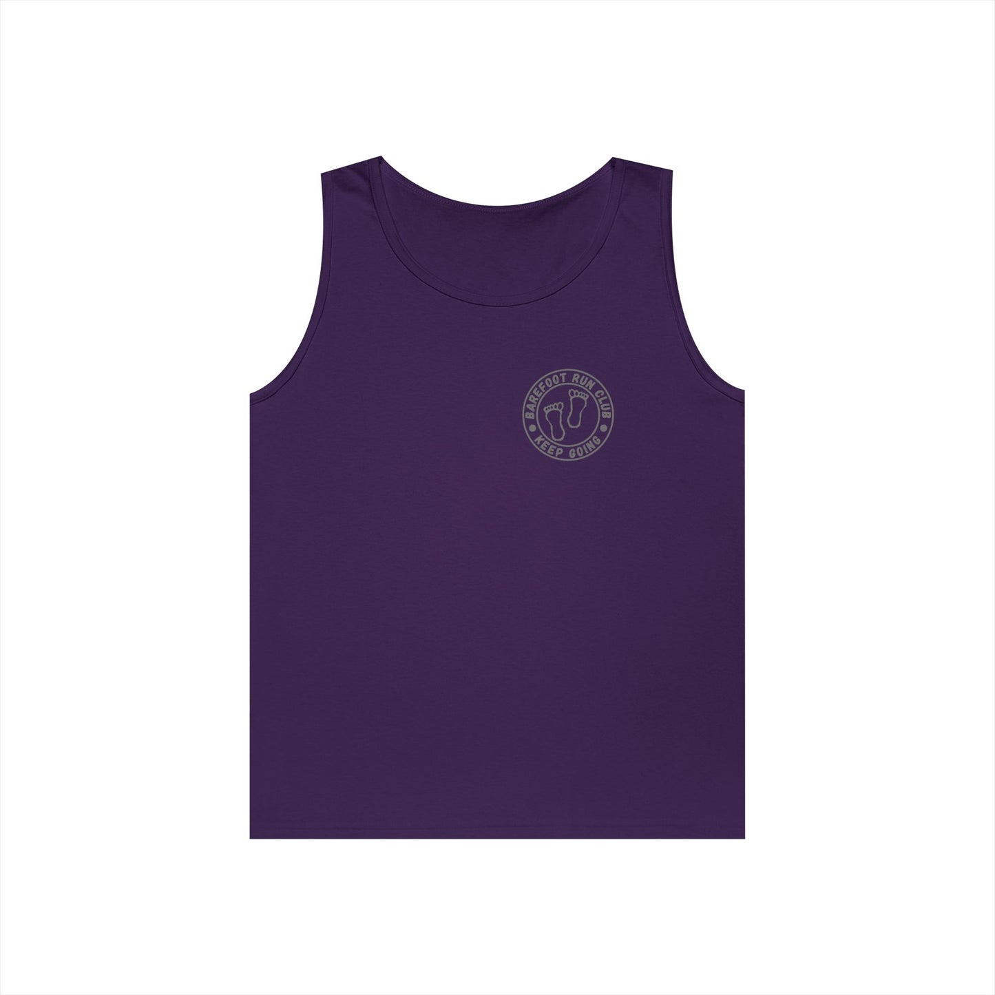 Barefoot Run Club // Bigfoot Founding Member // Double Sided Unisex Heavy Cotton Tank Top