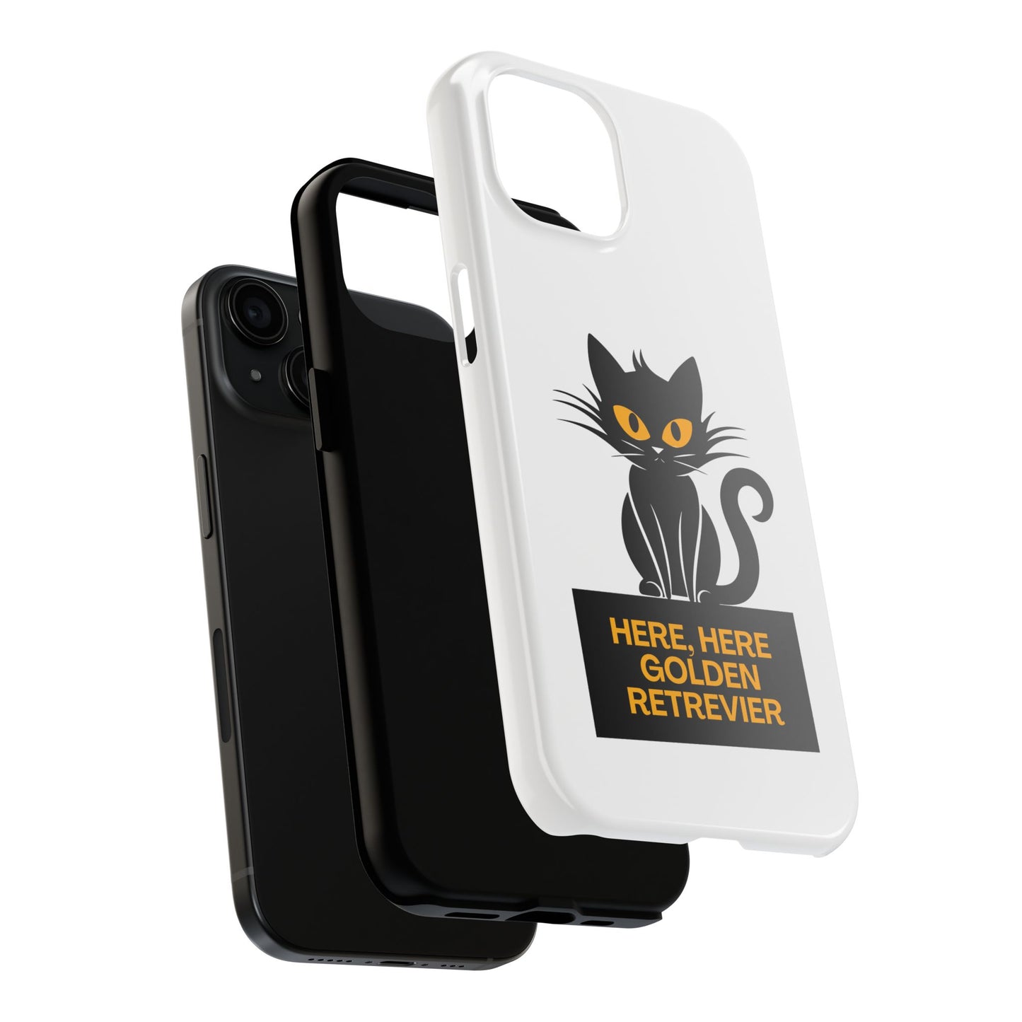 Here, Here Golden Retriever // Phone Case