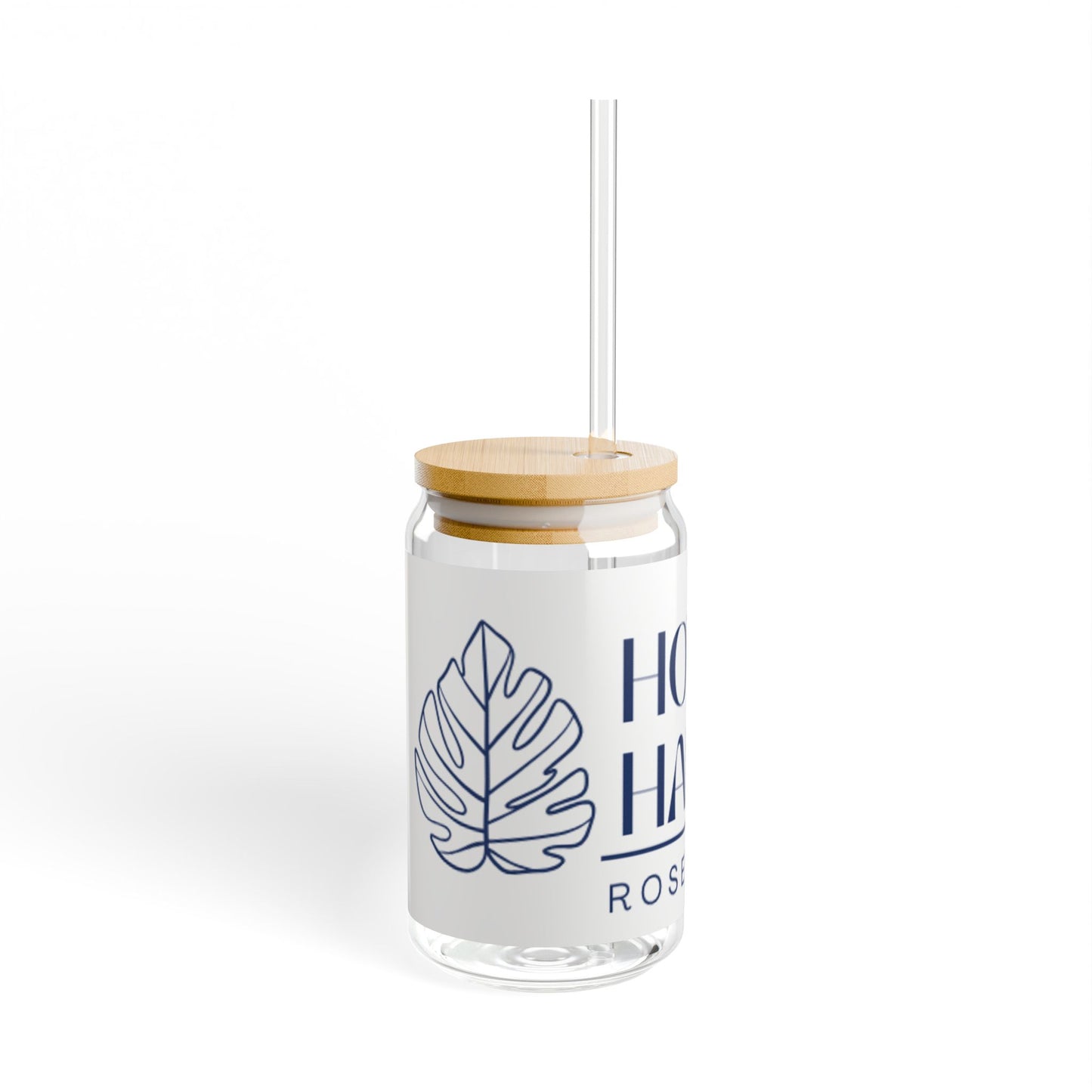 Eco-Friendly Sipper Glass with Bamboo Lid - 16oz - Perfect for Every Drink