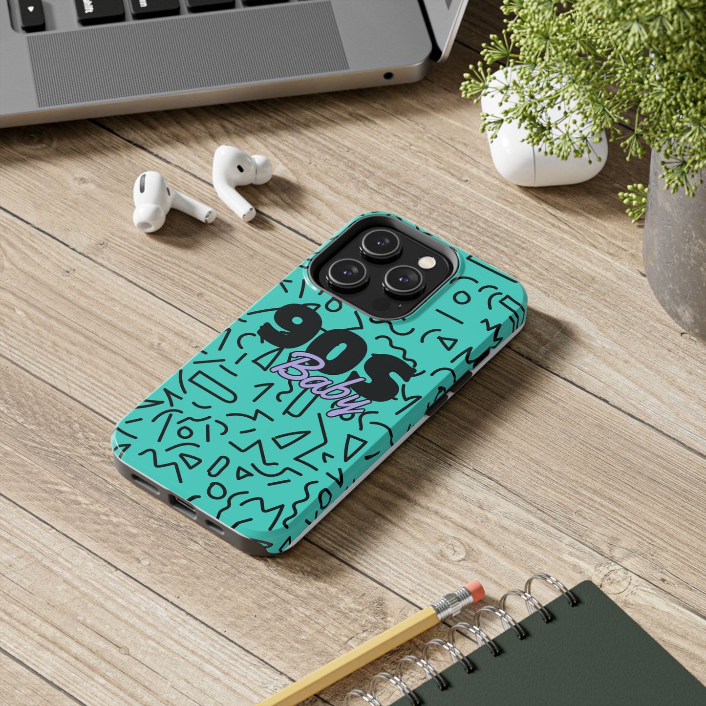 90s Baby Turquoise // iPhone Case