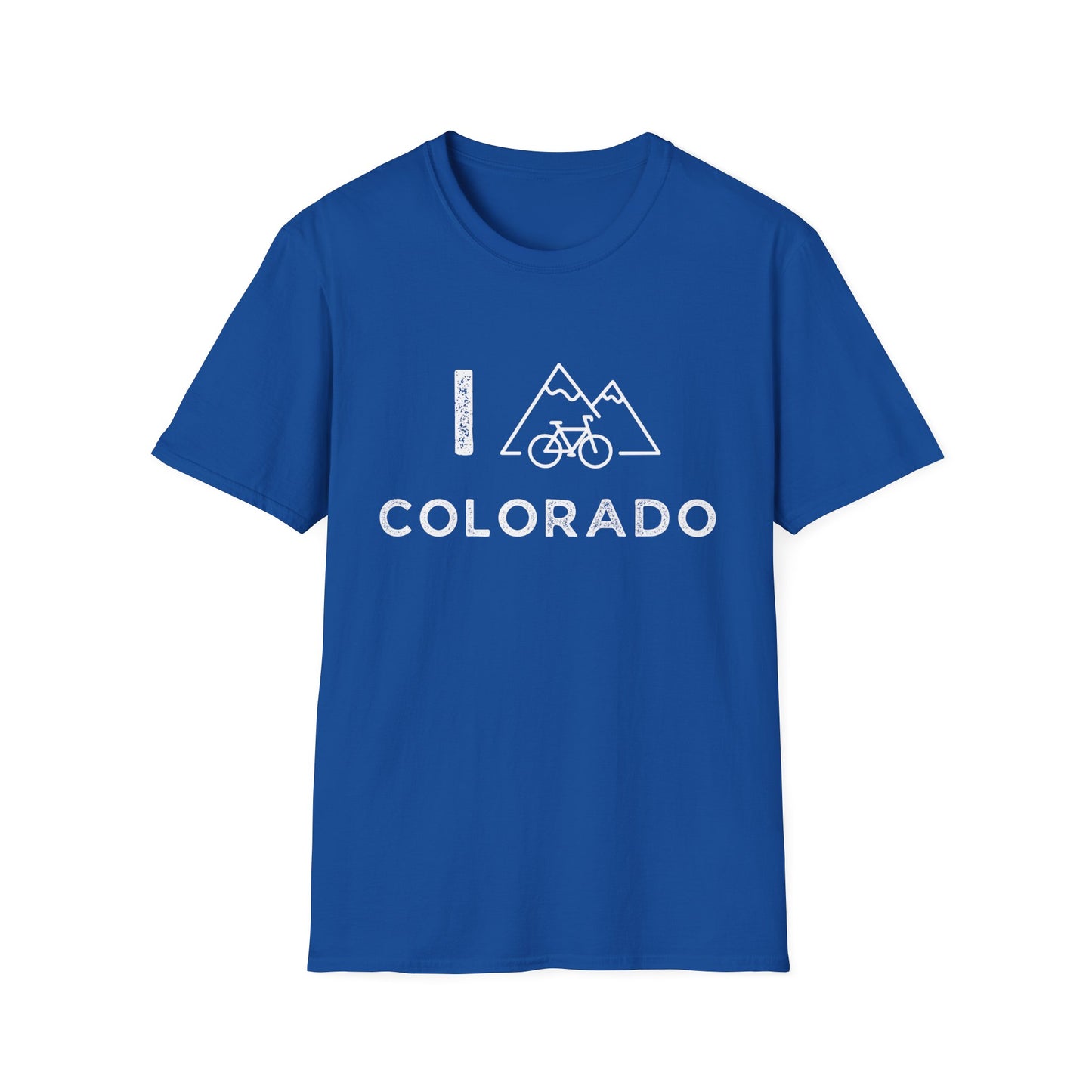 I (Mountain) Bike Colorado // Unisex Softstyle T-Shirt