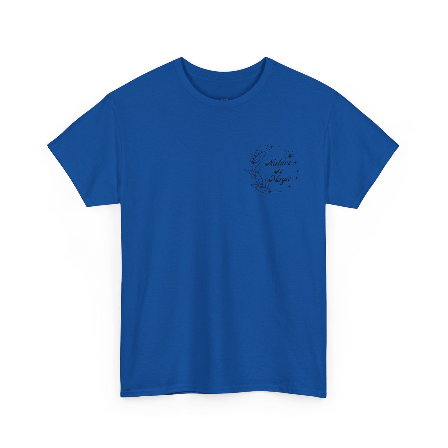 Nature is Magic - Pocket Placement // Unisex Heavy Cotton Tee - Nature-Themed Casual Wear