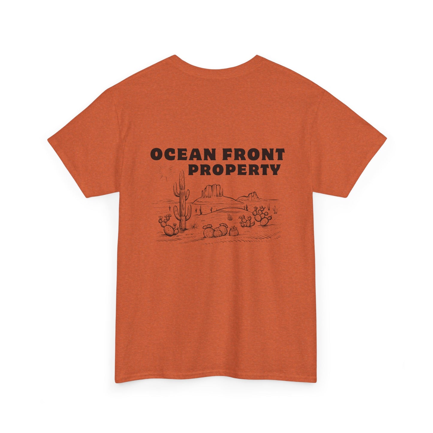 Ocean Front Property - Double-sided // Unisex Heavy Cotton Tee