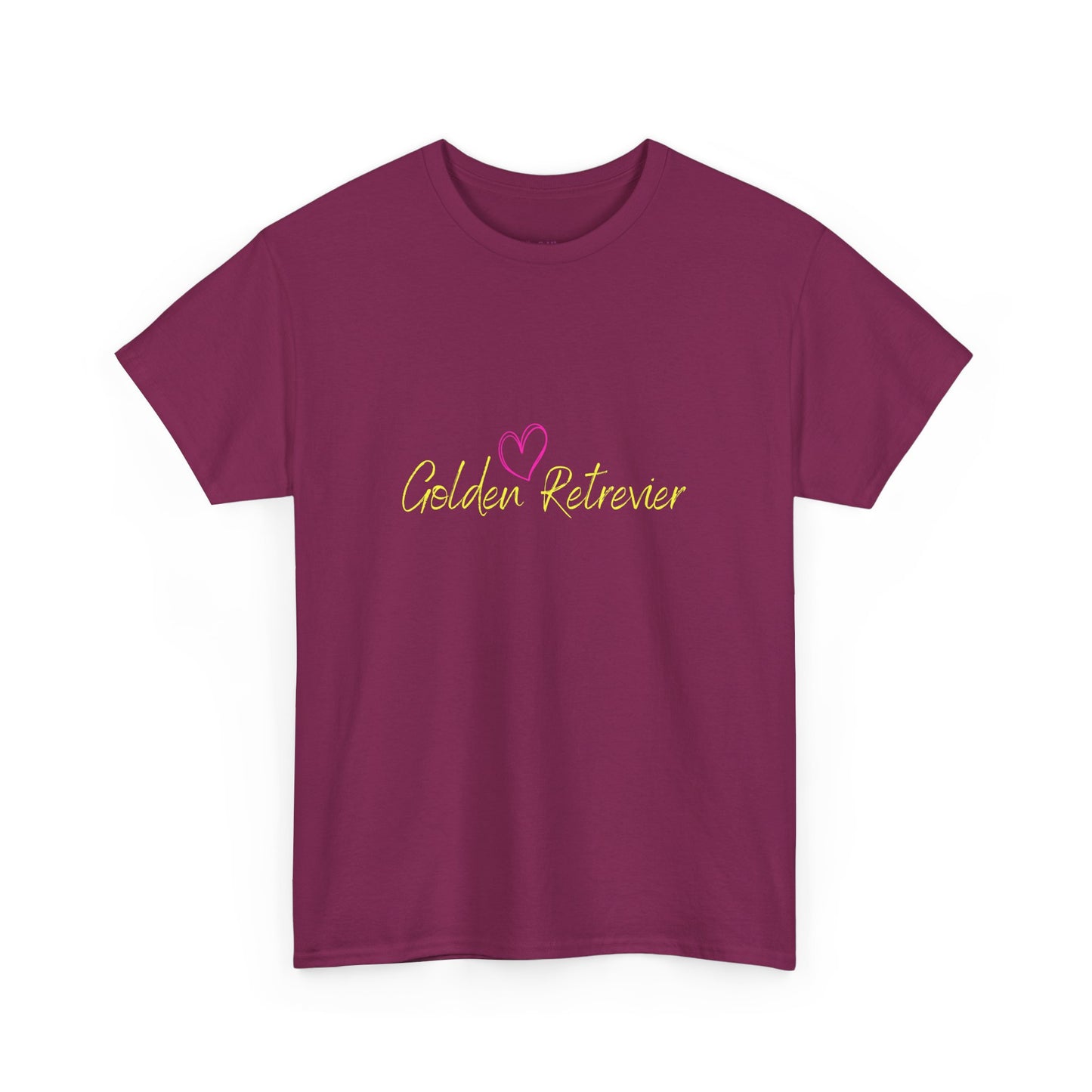 Golden Retriever Woofin' For My Black Cat // Unisex Heavy Cotton Tee - Relationship Dynamics