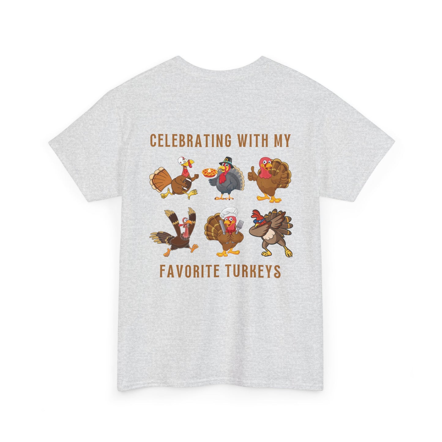 Thanksgiving with My Favorite Turkeys // Unisex Jersey Short Sleeve Tee