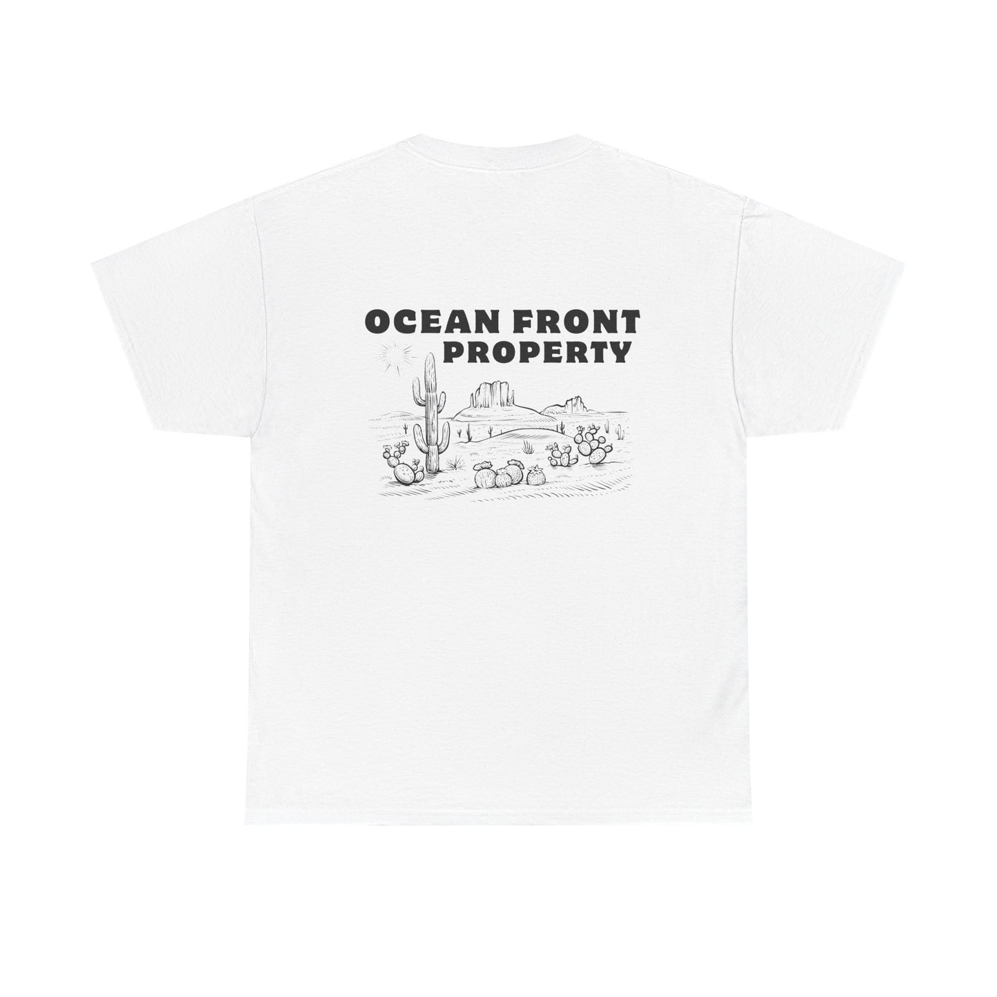 Ocean Front Property - Double-sided // Unisex Heavy Cotton Tee
