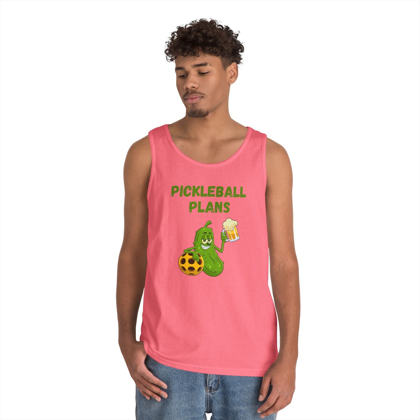 Pickleball Plans // Unisex Heavy Cotton Tank Top