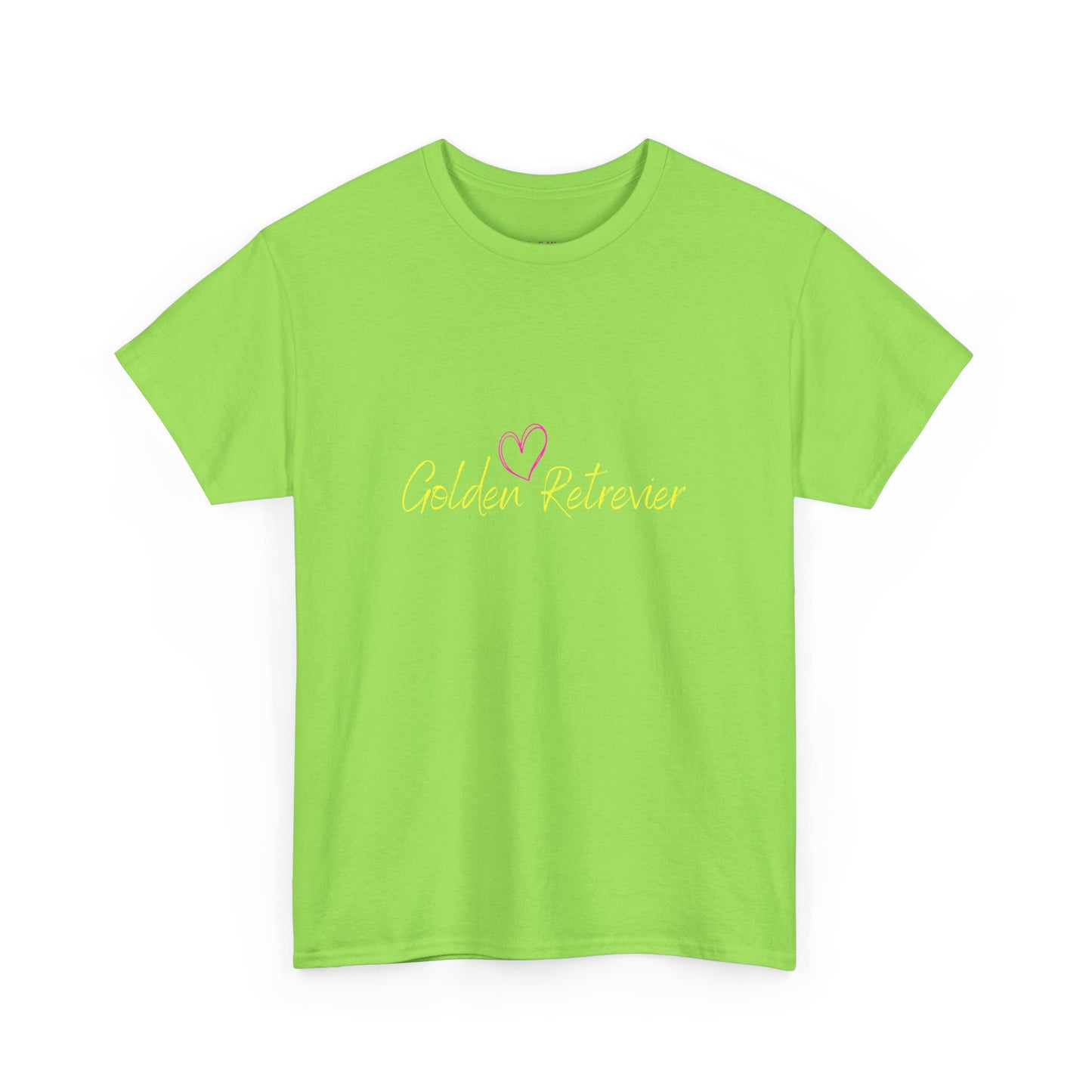 Golden Retriever Woofin' For My Black Cat // Unisex Heavy Cotton Tee - Relationship Dynamics