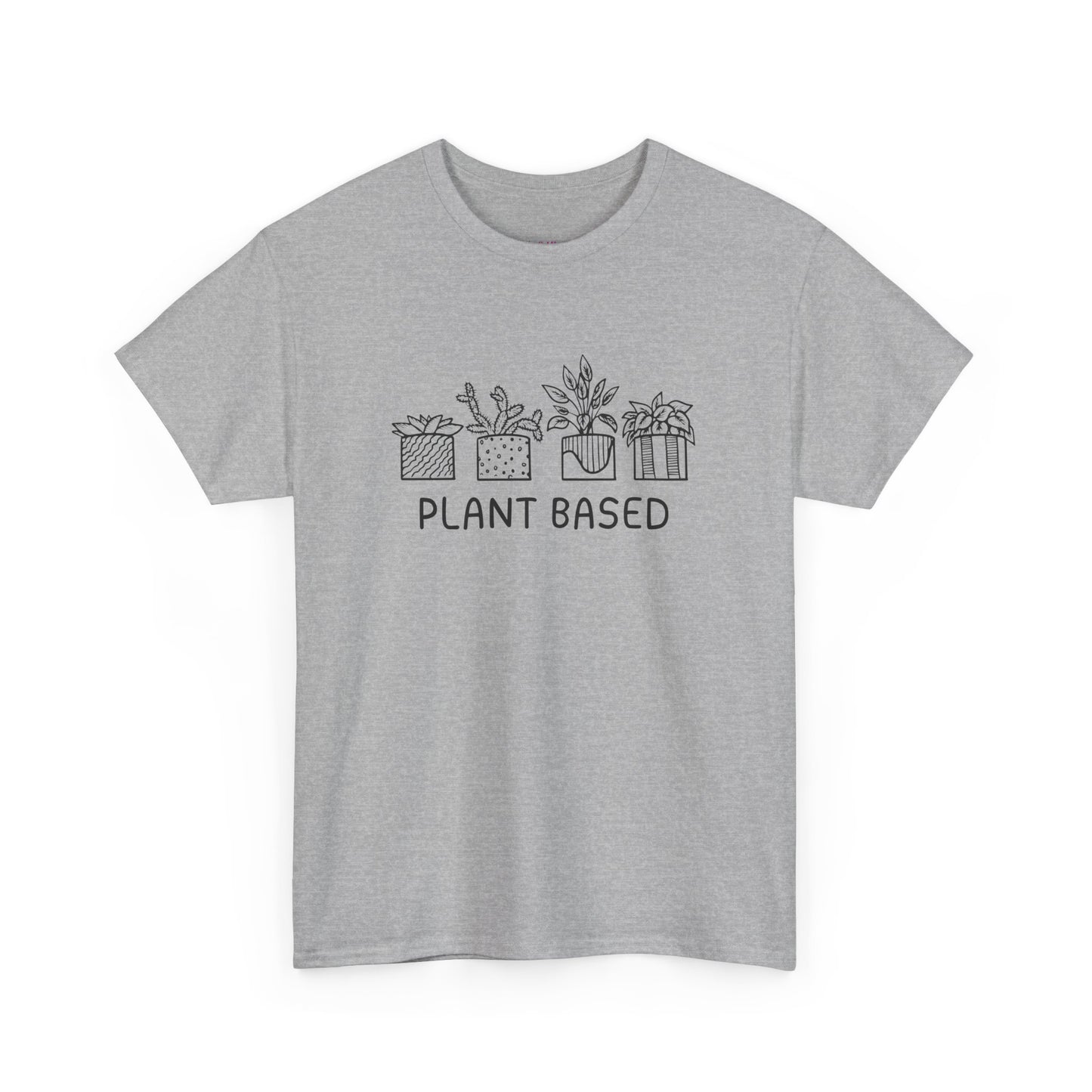 Plant Based // Unisex Heavy Cotton Tee - Perfect for Everyday Comfort