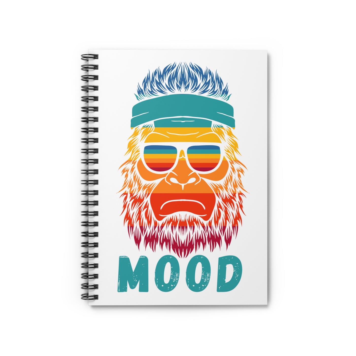 Bigfoot Mood // Spiral Notebook - Ruled Line