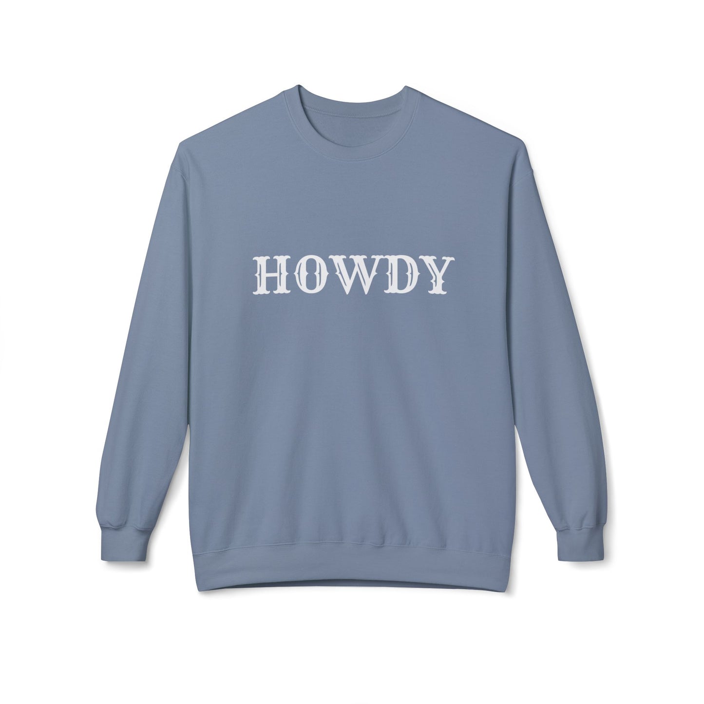Howdy // Unisex Midweight Softstyle Fleece Crewneck Sweatshirt