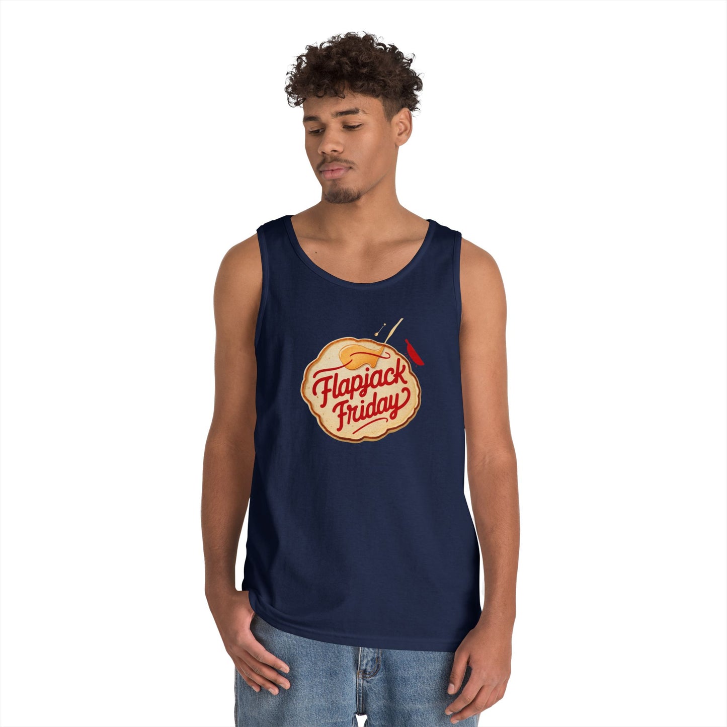Flapjack Friday // Unisex Heavy Cotton Tank Top