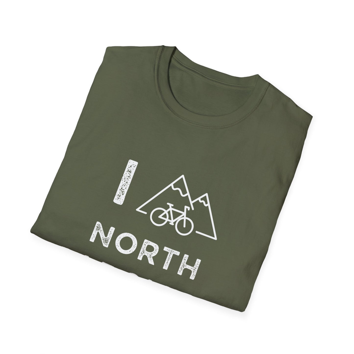 I (Mountain) Bike North Carolina // Unisex Softstyle T-Shirt