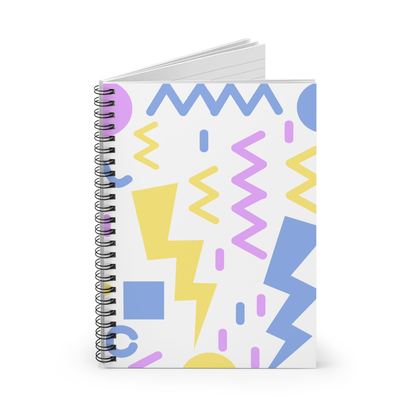 Bolts and Squares // Spiral Notebook - Ruled Line