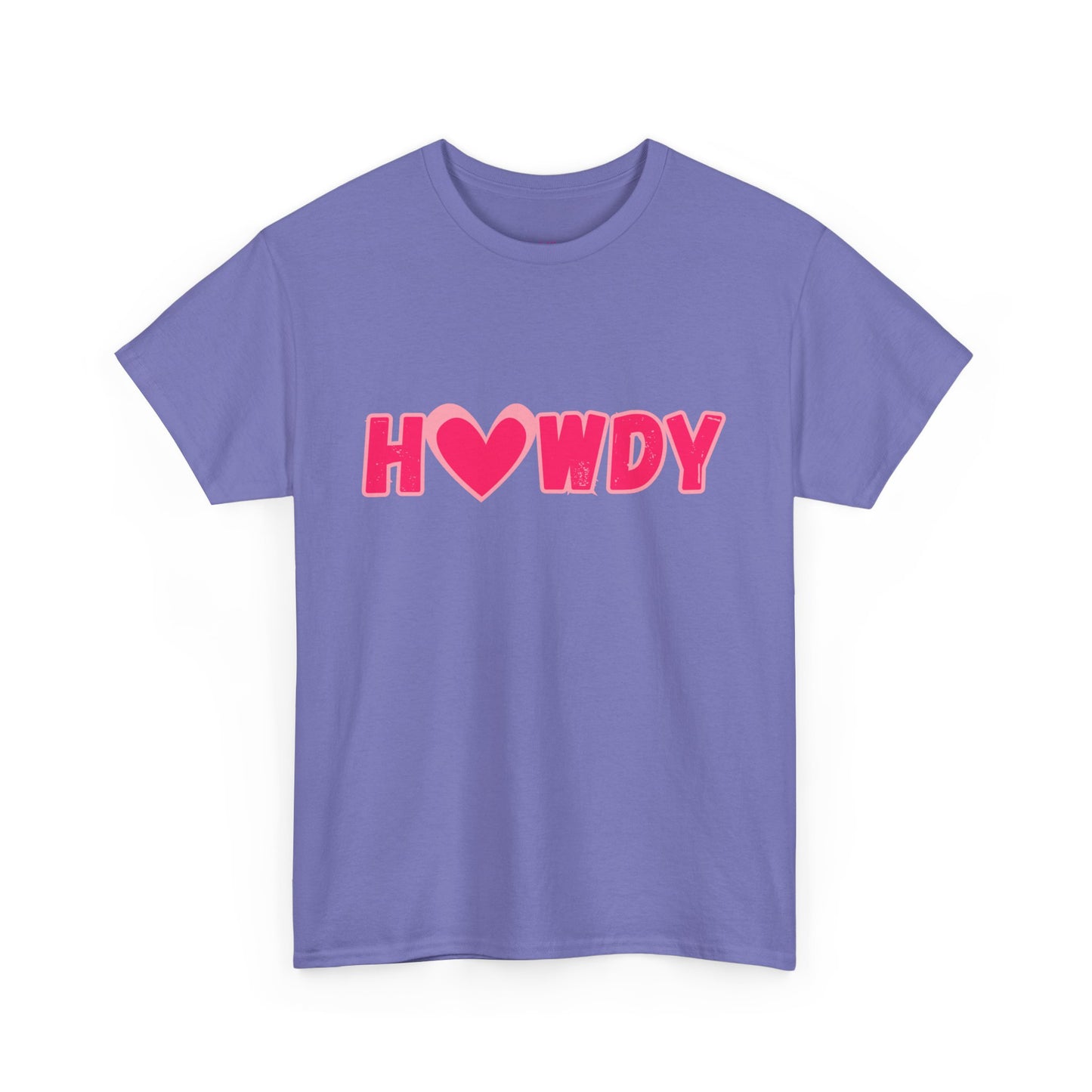 H<3WDY // Fun Howdy Graphic Unisex Heavy Cotton Tee