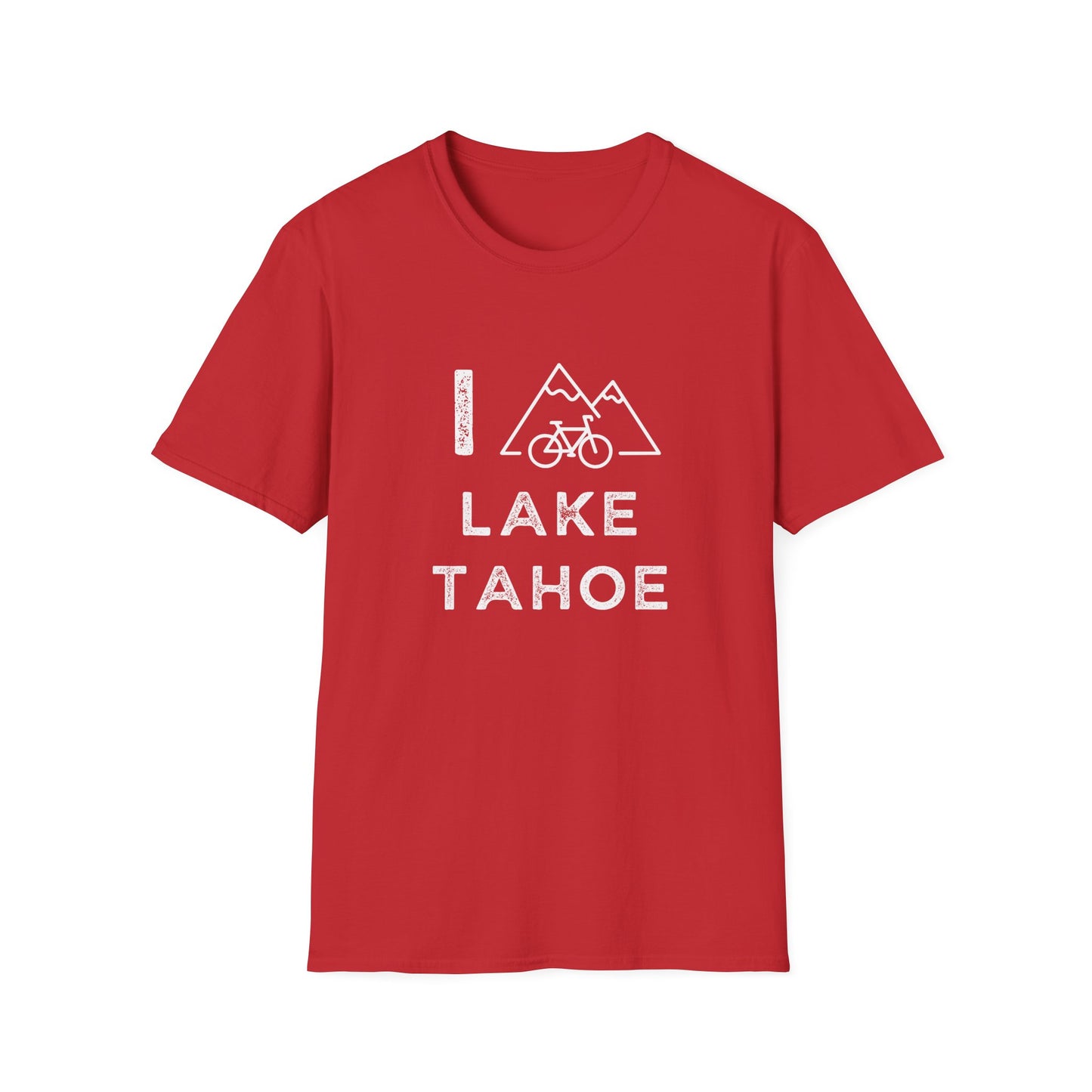 I (Mountain) Bike Lake Tahoe // Unisex Softstyle T-Shirt