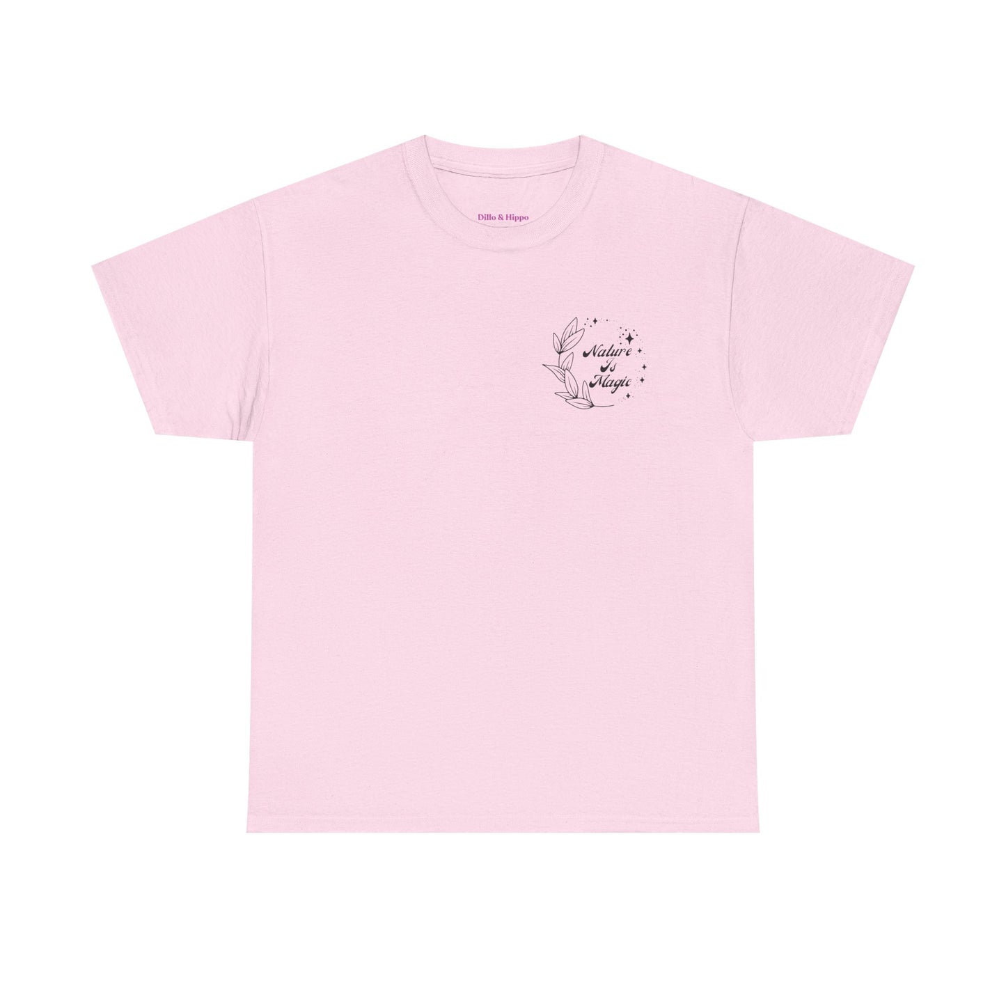 Nature is Magic - Pocket Placement // Unisex Heavy Cotton Tee - Nature-Themed Casual Wear