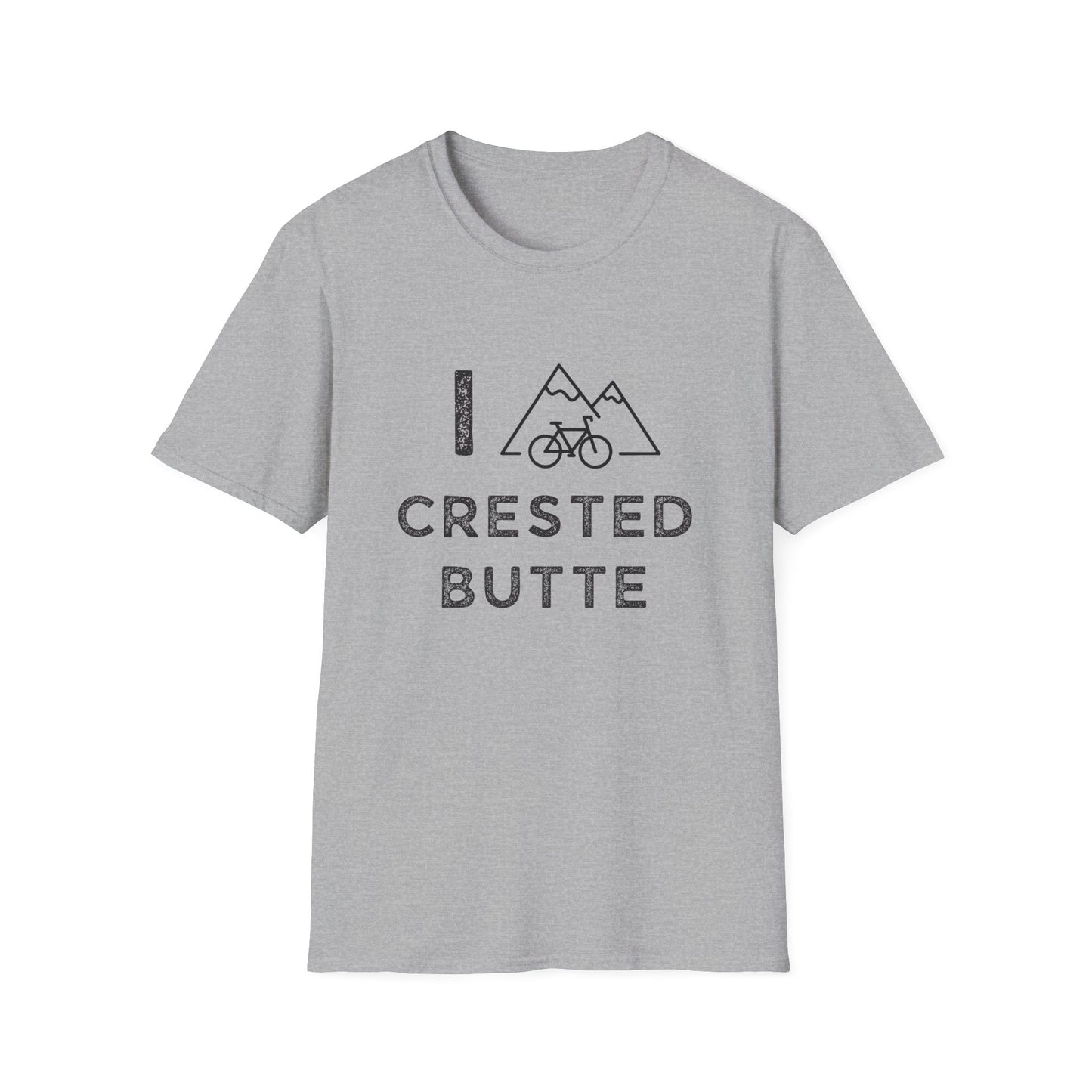 I (Mountain) Bike Crested Butte // Unisex Softstyle T-Shirt
