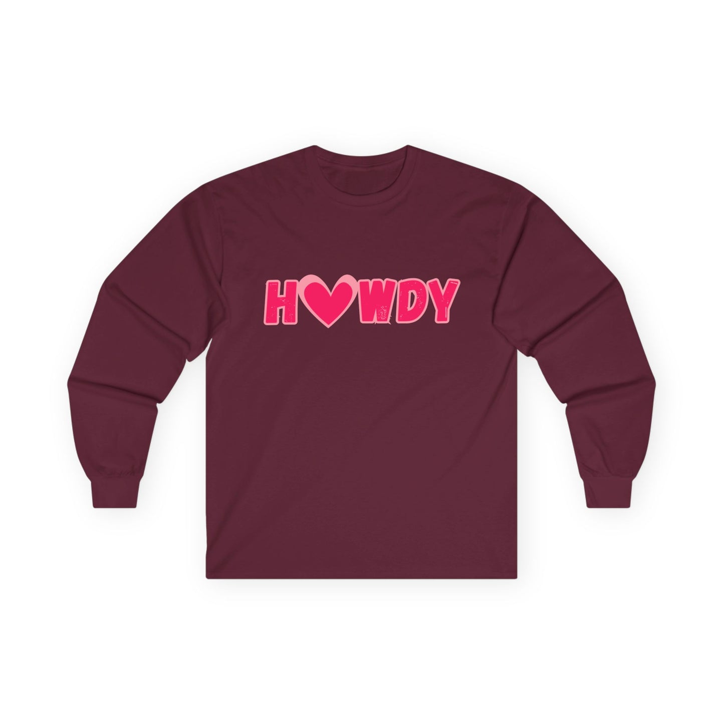 H<3wdy // Heart Long Sleeve Tee – Unisex Ultra Cotton Shirt for Casual Style