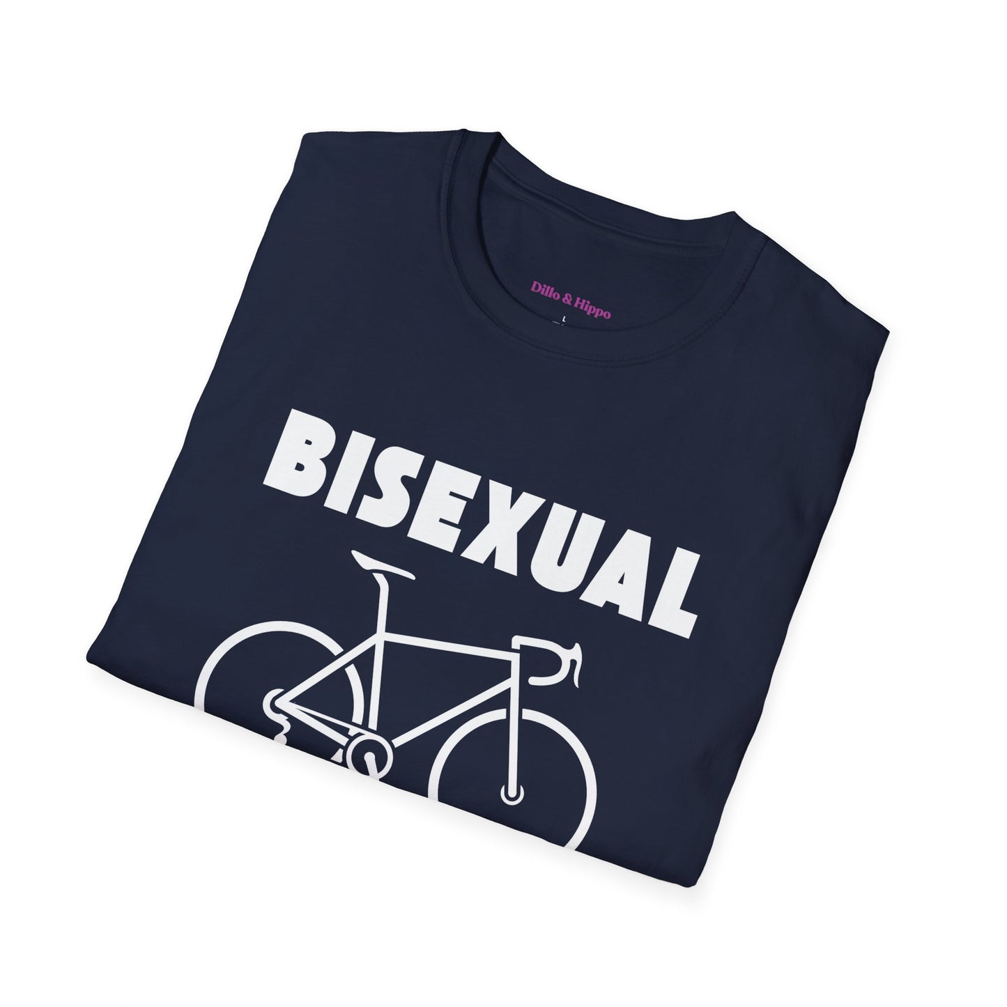 Bisexual (Road) Bicyclist // Unisex Softstyle T-Shirt