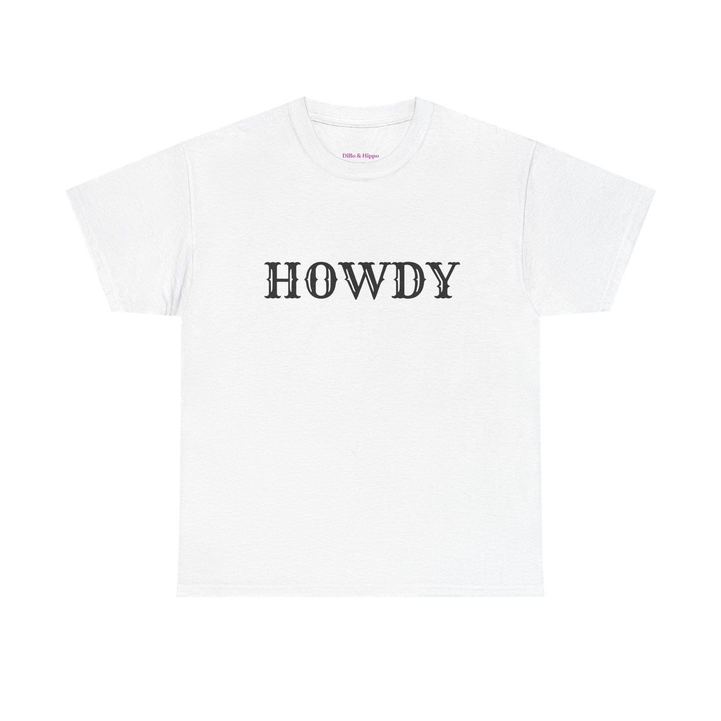 Howdy & Adios // Unisex Heavy Cotton Tee - Casual Statement Shirt