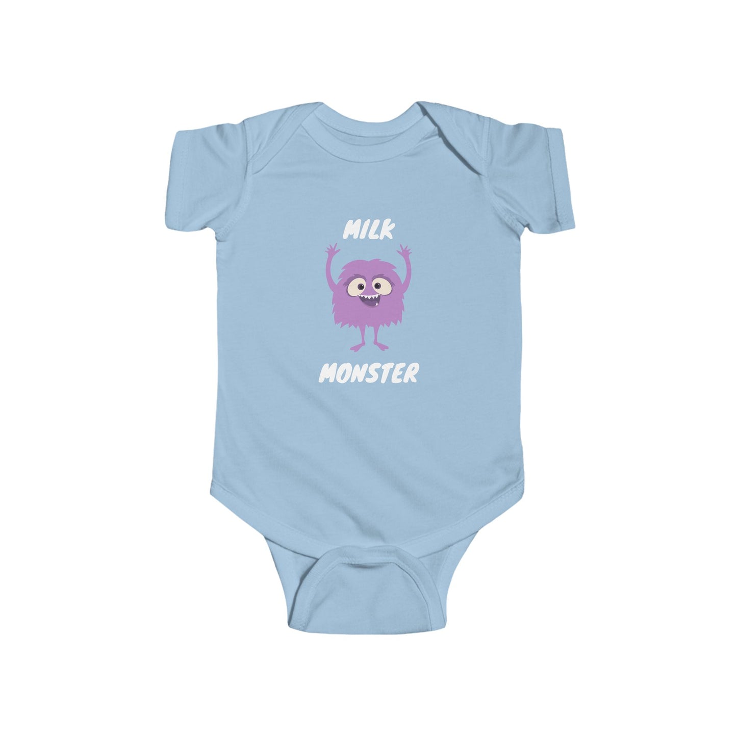 Purple Milk Monster // Baby Bodysuit